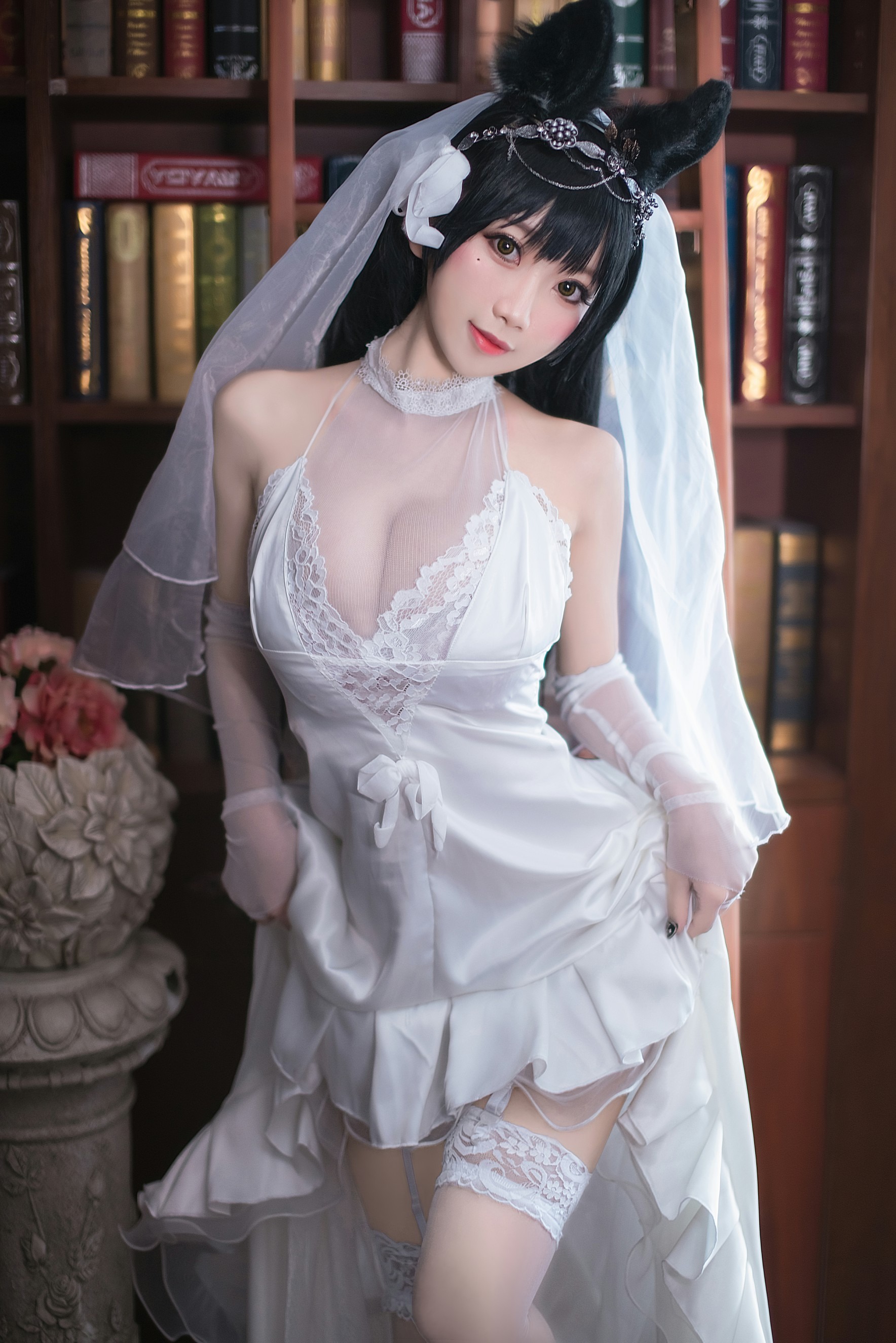 鬼畜瑶在不在w - 爱宕打歌服 .爱宕旗袍.爱宕白色兔女郎. 爱宕花嫁(84)