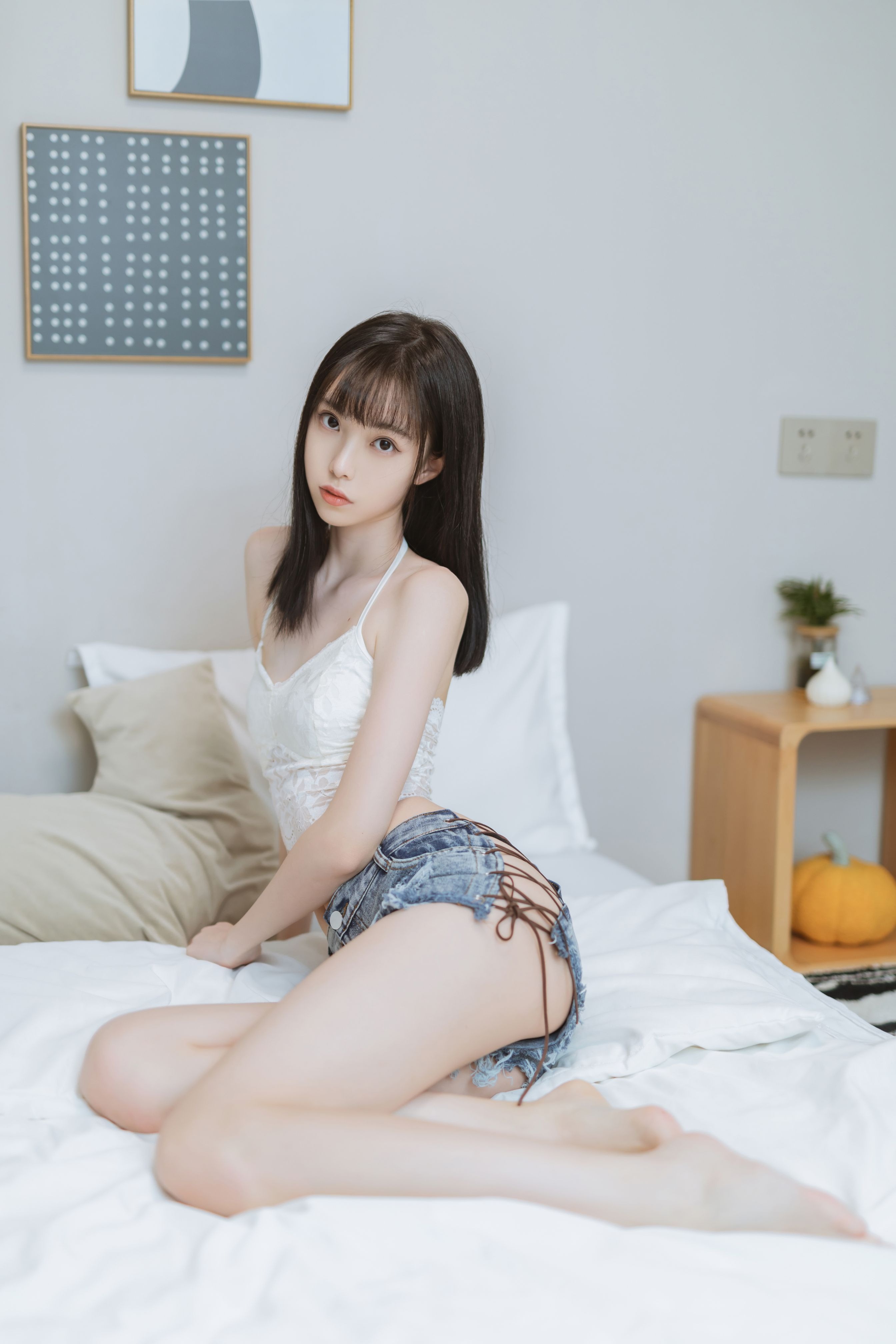 许岚 纯欲吊带(32)