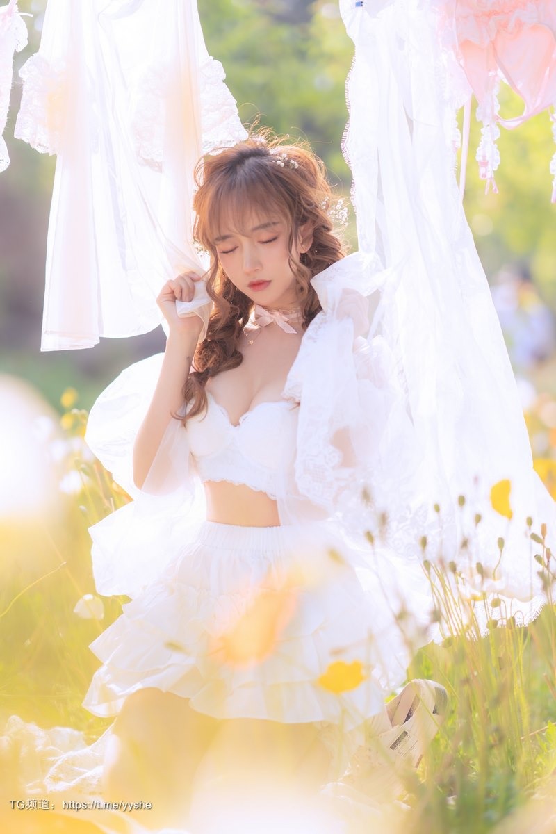 [Cos]过期米线线喵 NO – 晒衣服 [41P](14)