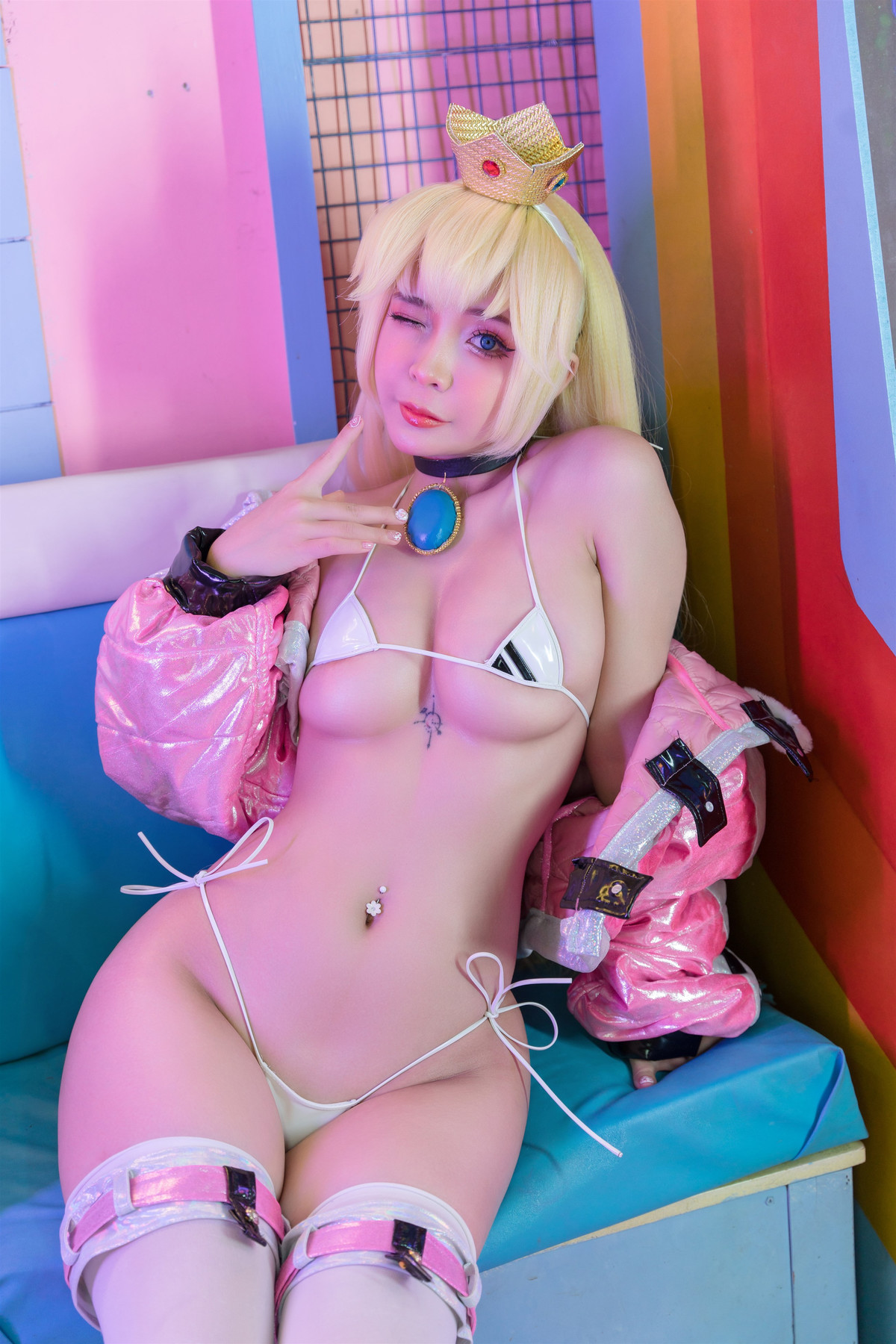 Cosplay Umeko.J Princess Peach(41)