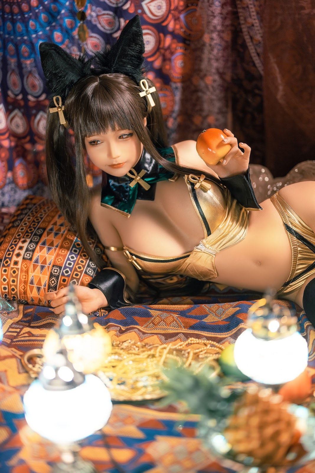Cosplay 蠢沫沫 Chunmomo 埃及喵(5)