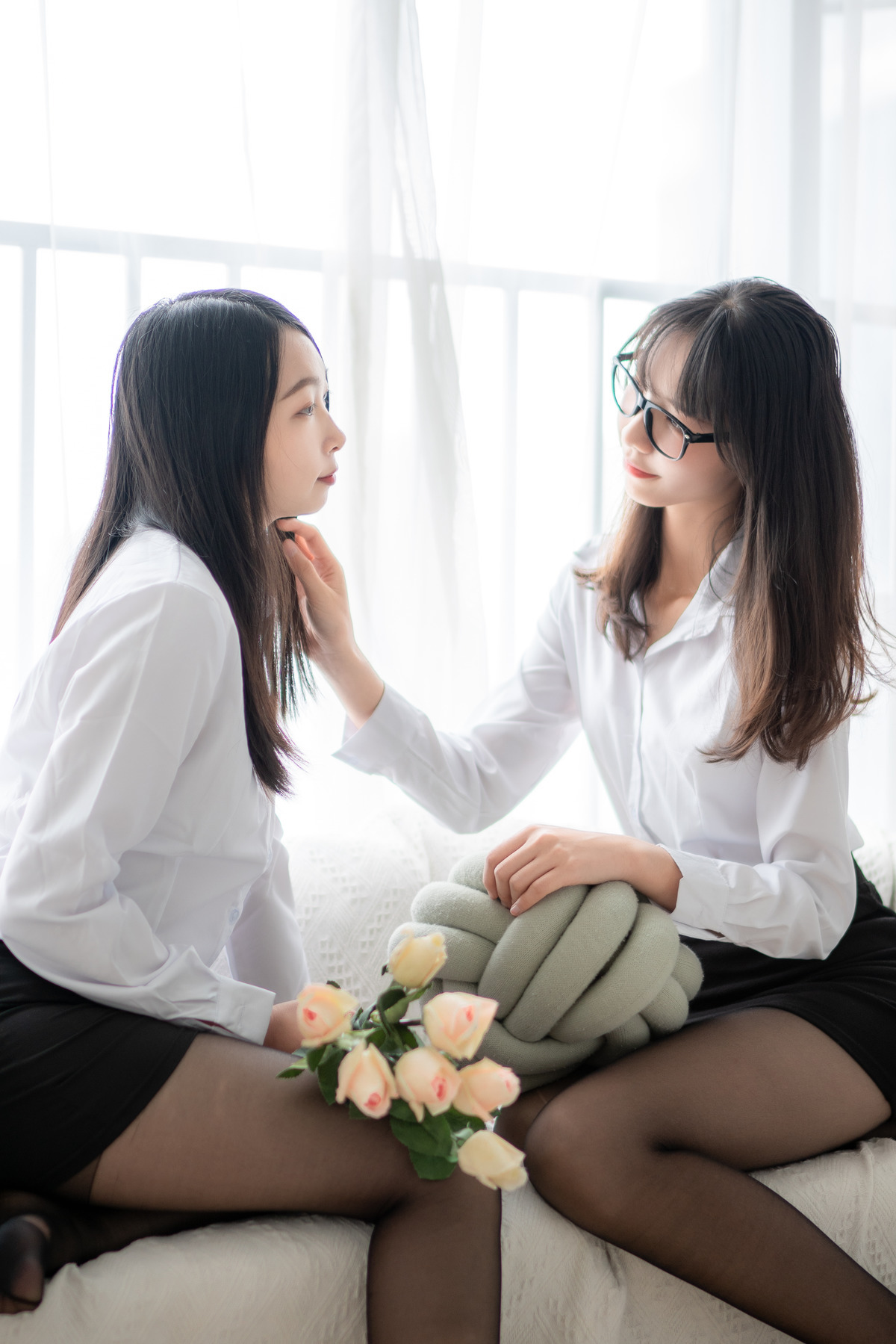 JVID精品 西呱呀呀呀 &#8211; 黑絲雙人百合(14)