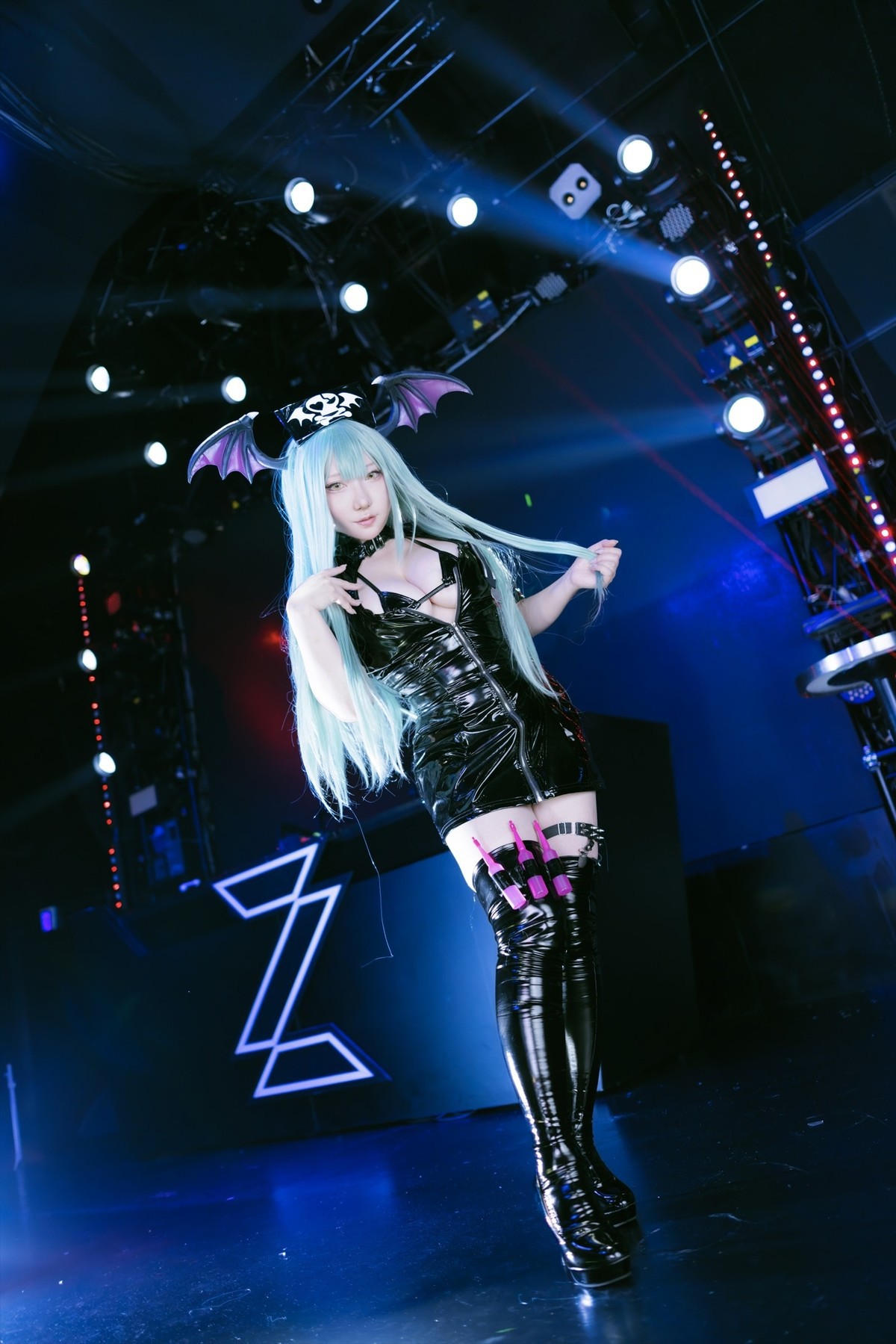 Cosplay SAKUサク Love builder Darkstalkers Set.02(1)
