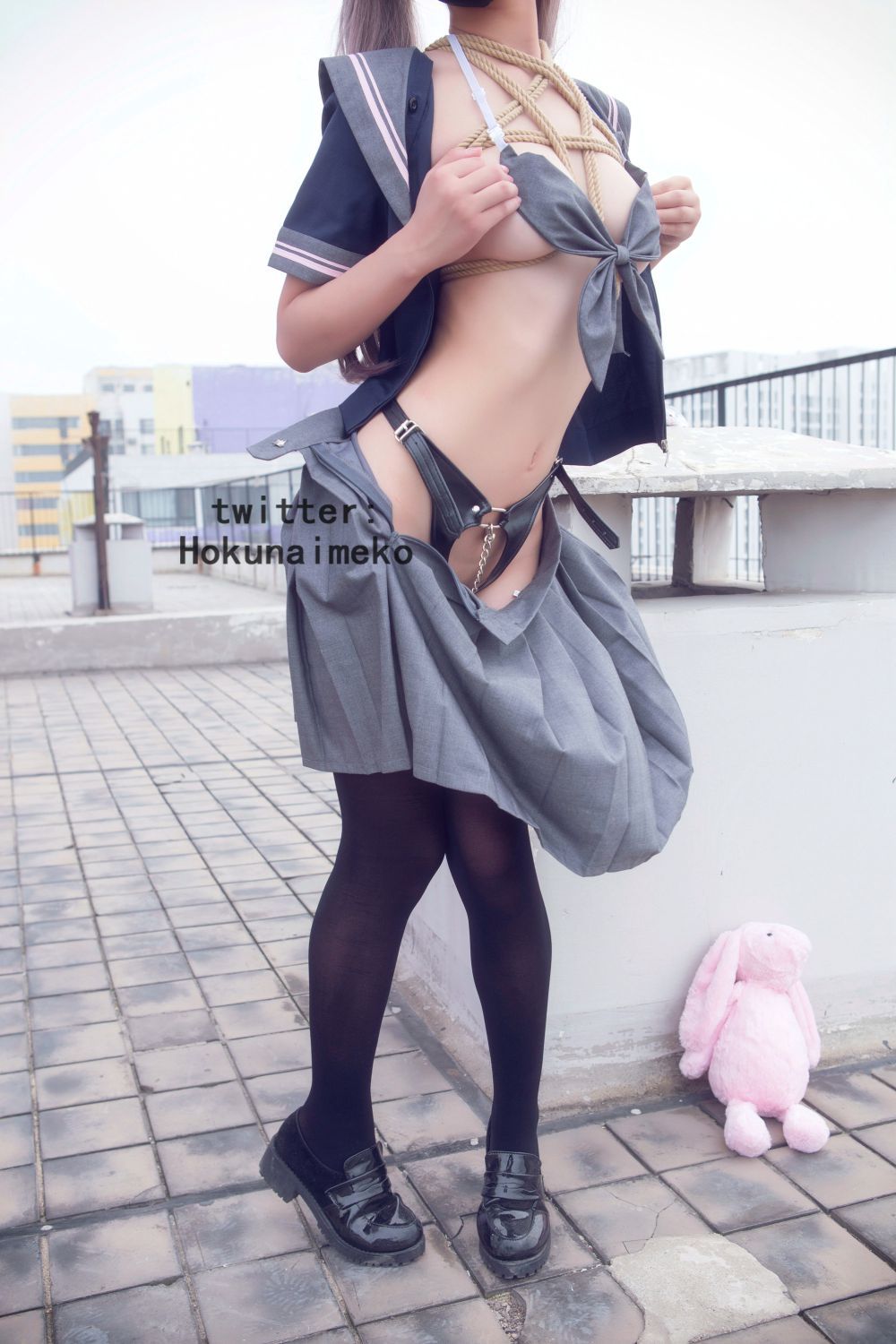 Hokunaimeko-NO10 裸露！死库水 JK[90P](15)