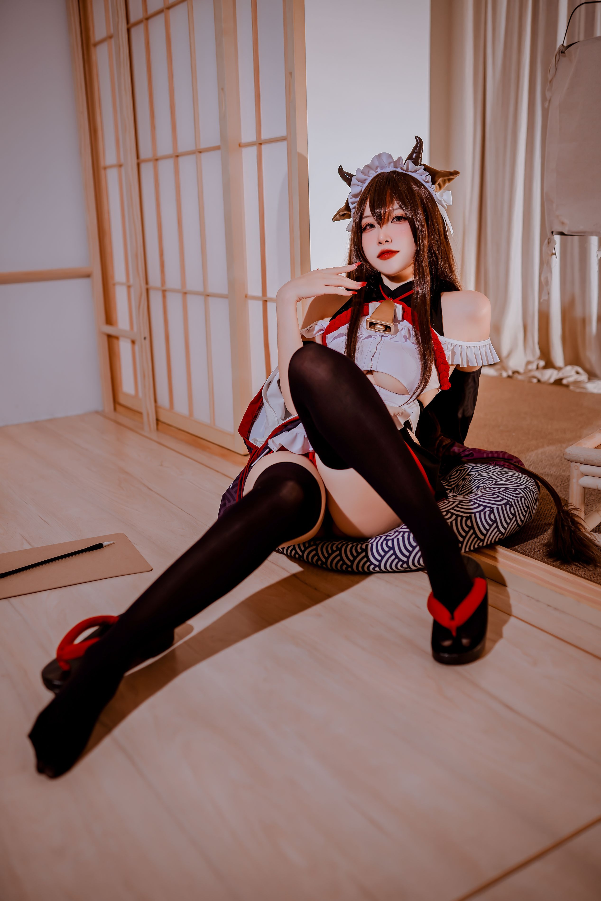 二佐Nisa 碧蓝樫野女仆(18)