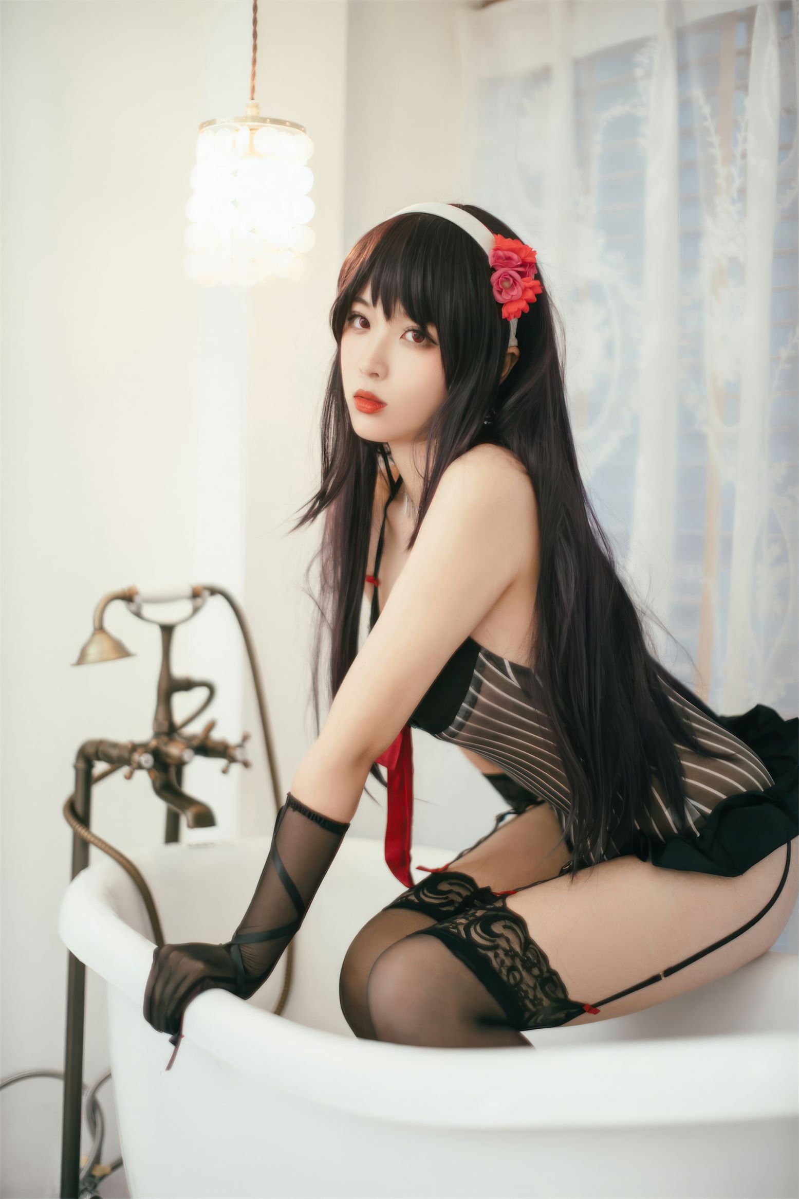 轩萧学姐 霞之丘诗羽学姐内衣套(21)