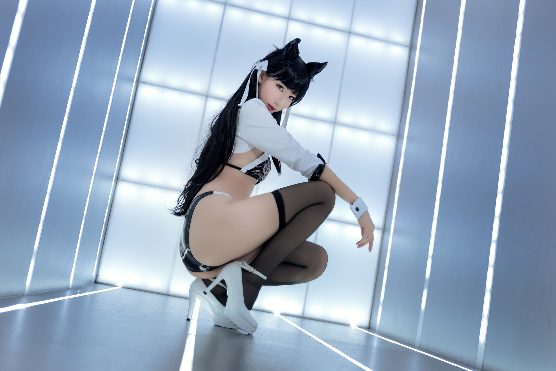 索索 Cosplay 愛宕 Atago Racing Queen Ver.(22)