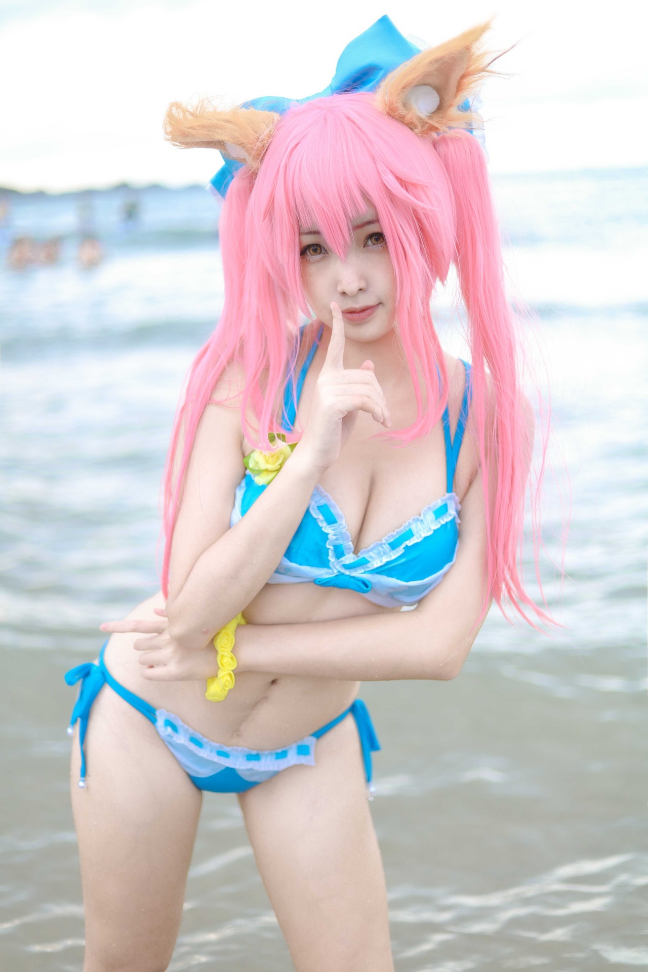 [毛毛喵 momocat] Tamamo no Mae Ver.Swimsuit(19)