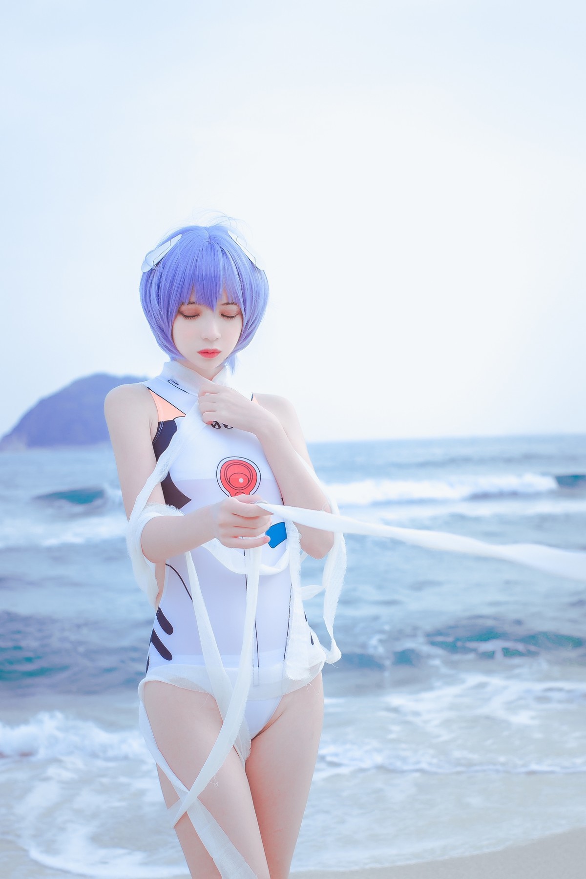 Cosplay 疯猫ss 绫波丽(3)