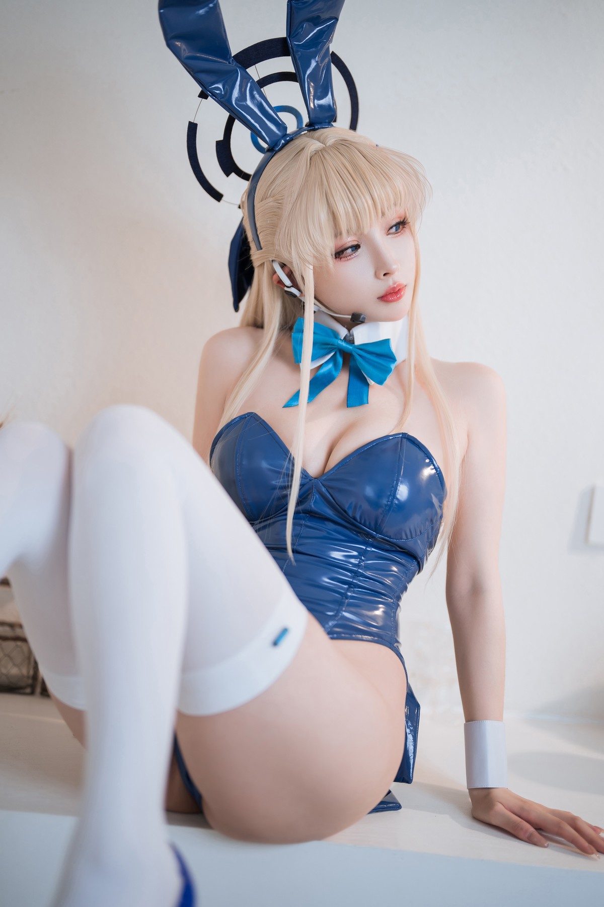 Cosplay Rioko凉凉子 碧蓝档案 TOKI兔兔(18)