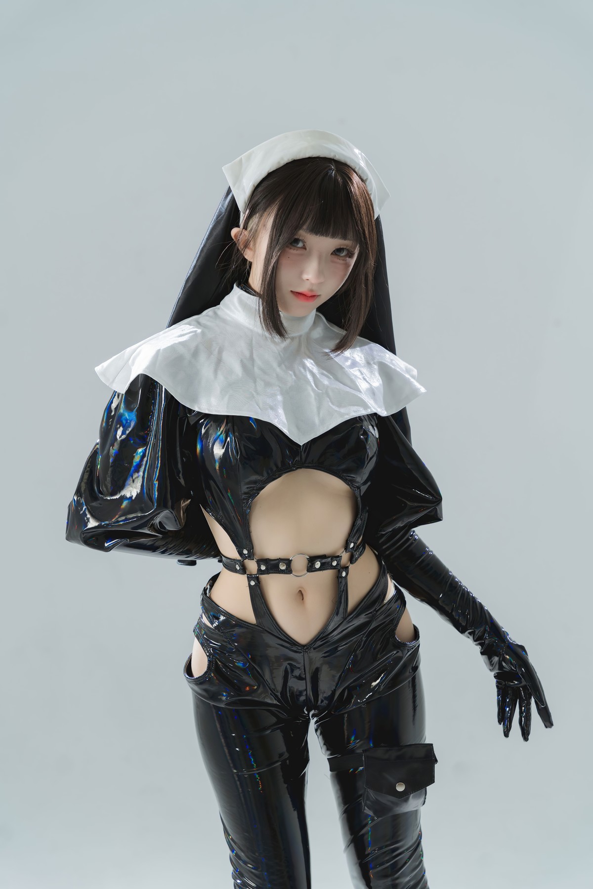 Cosplay 花铃 漆皮修女(26)