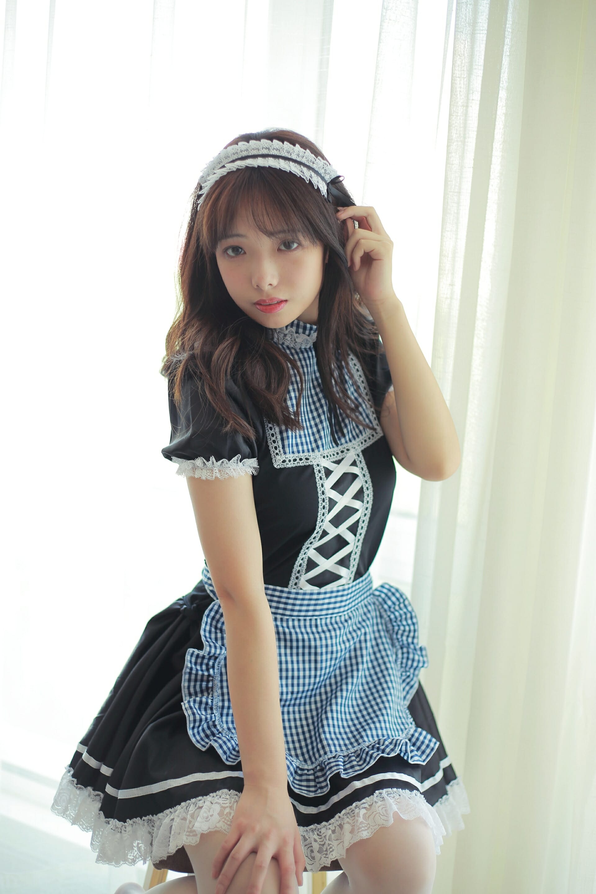 雯妹不讲道理-元旦兔女郎、女仆写真[22P](18)