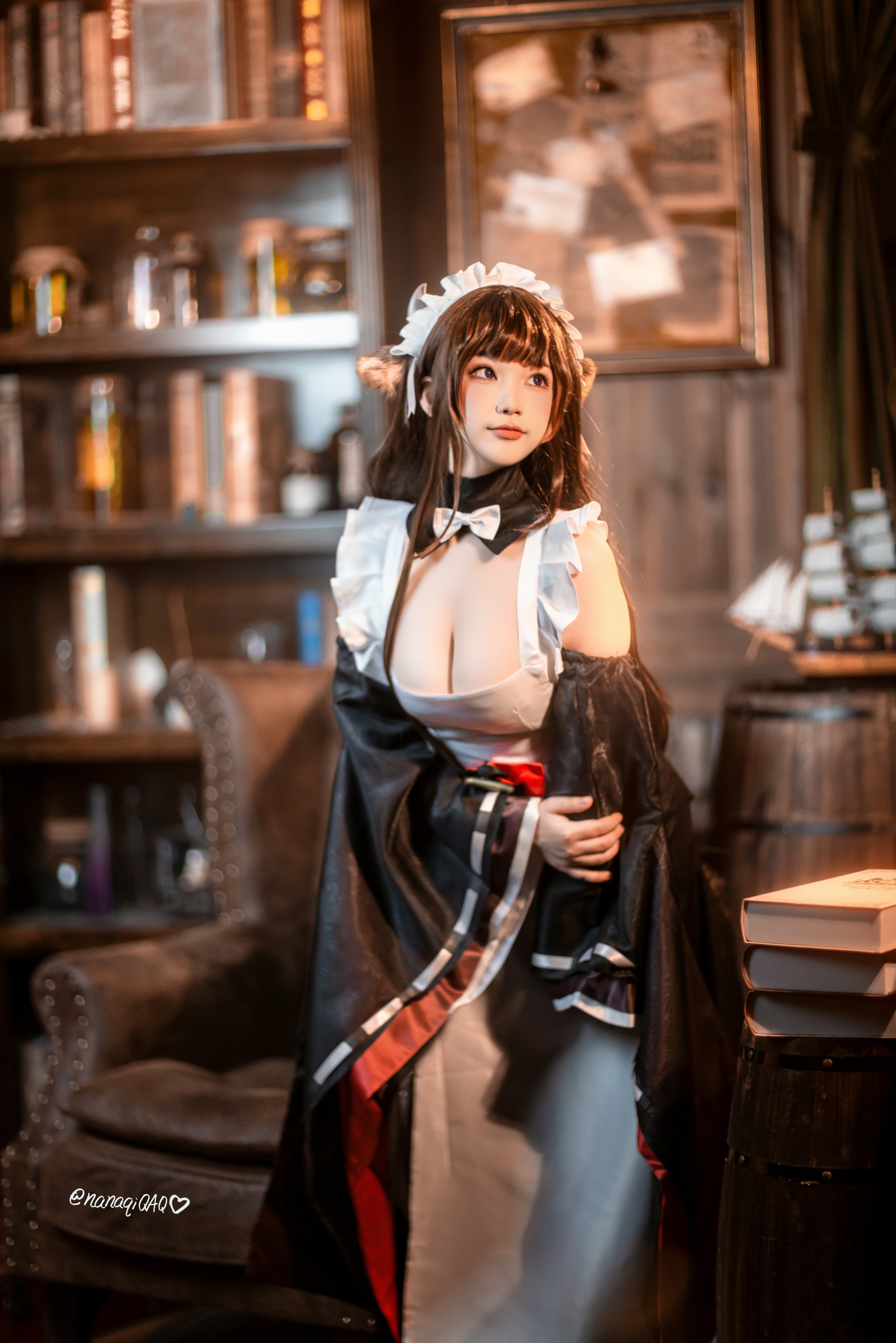 七七娜娜子 樫野牛牛女仆 [42P7V-363MB](6)