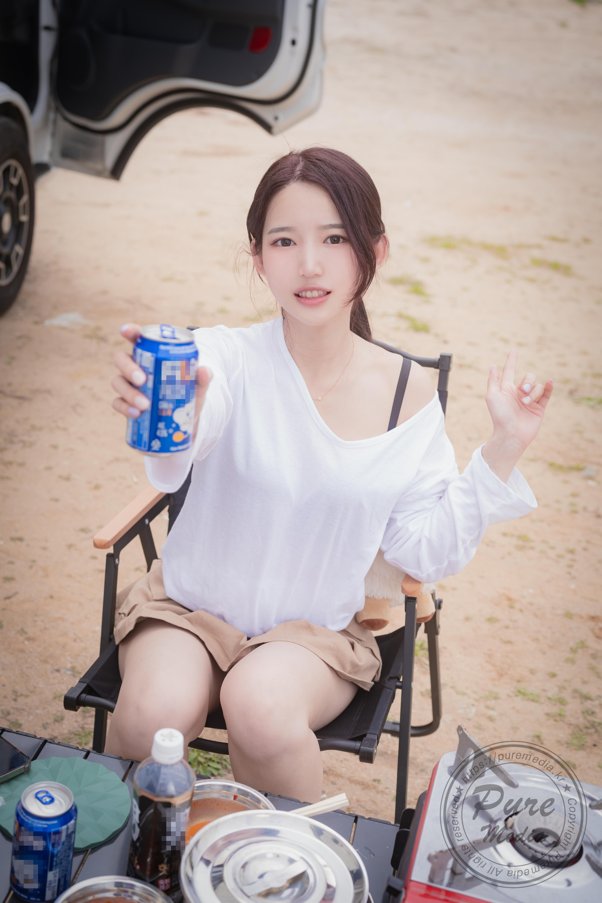 Yeha 예하, PURE MEDIA Vol.287 &#8220;Sex Vacation in Camping Car&#8221; Set.03(20)