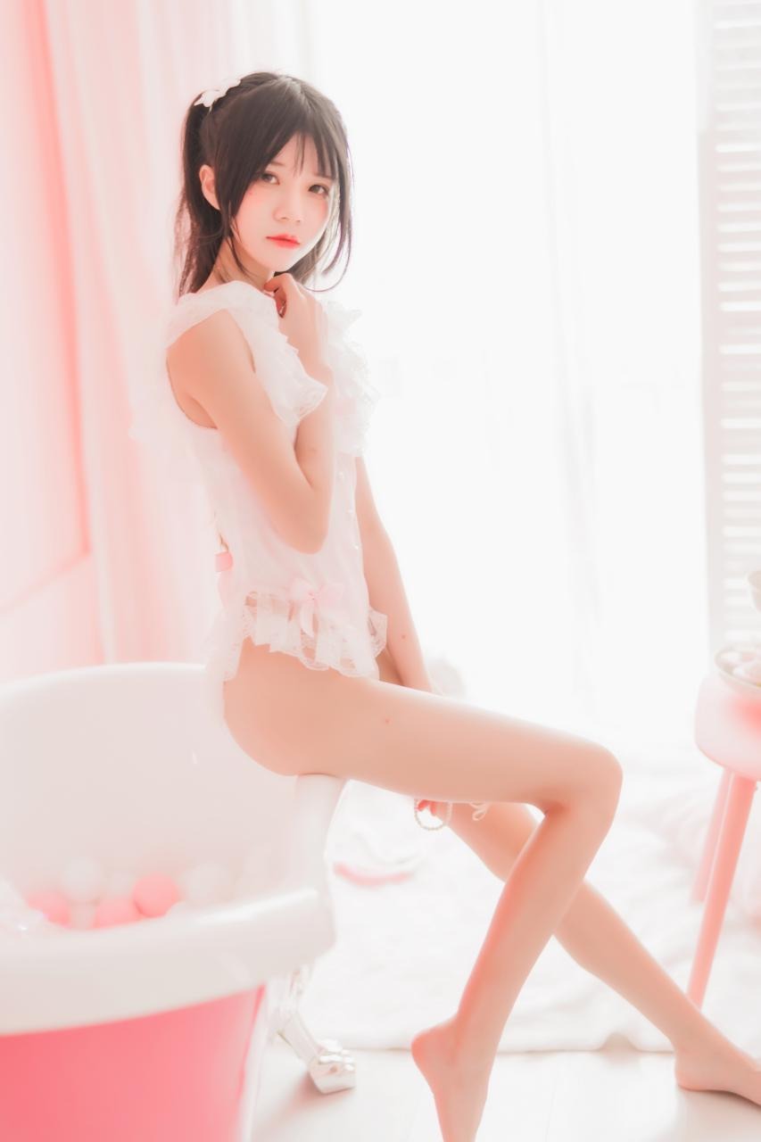 桜桃喵 - 冬眠系列-粉色浴缸 57P(45)