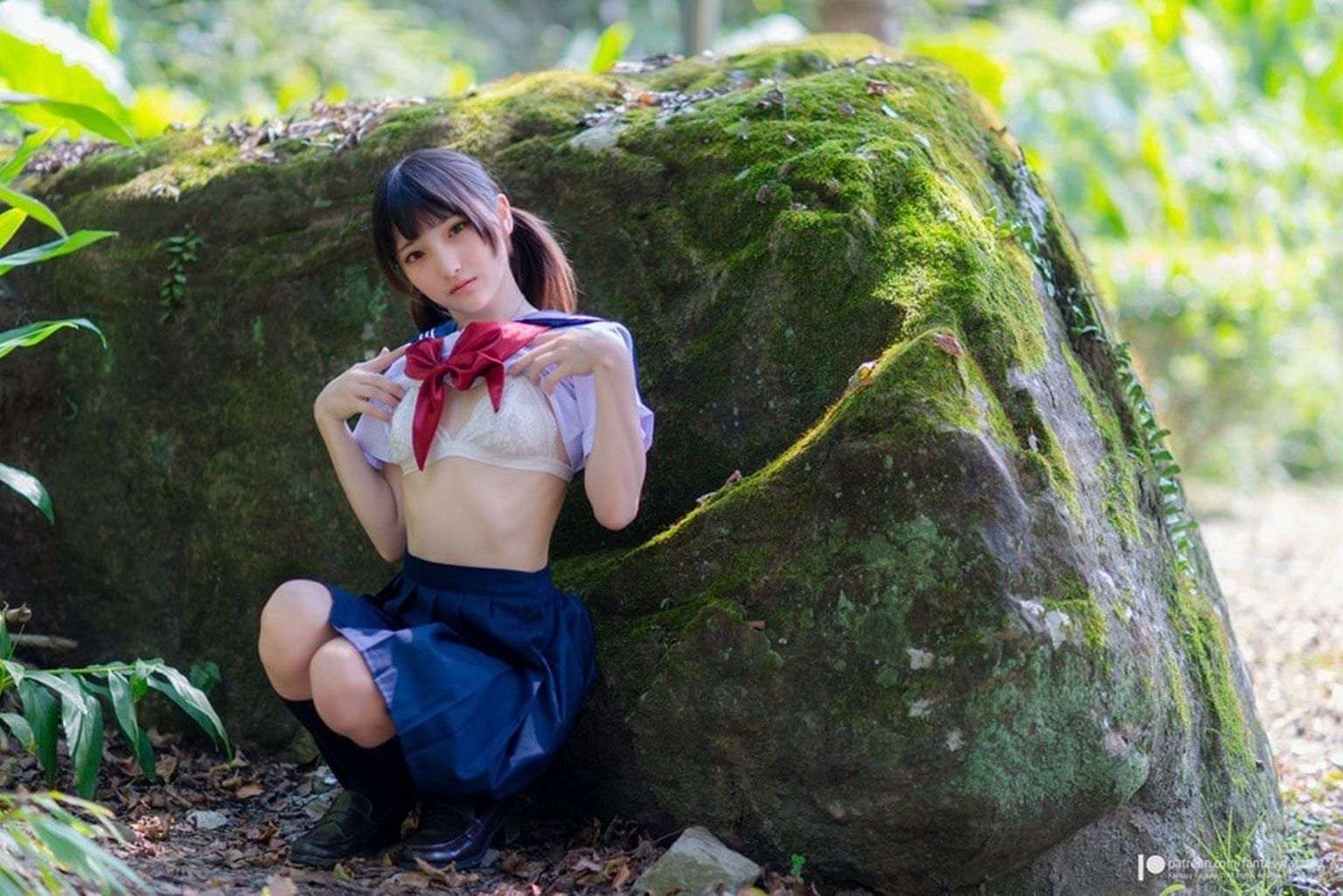 [小丁Patron] High School Girl with Pretty Pussy 皮衣濕身誘惑 (Fantasy Factory)(26)