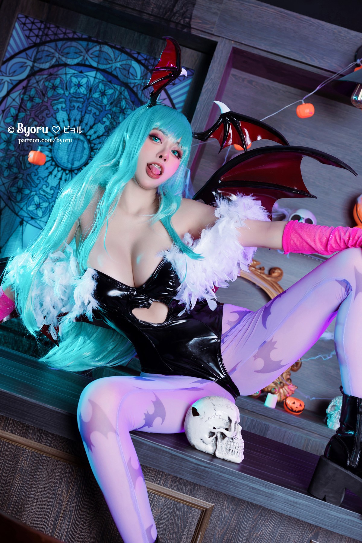 Cosplay 萝莉Byoru Morrigan(8)