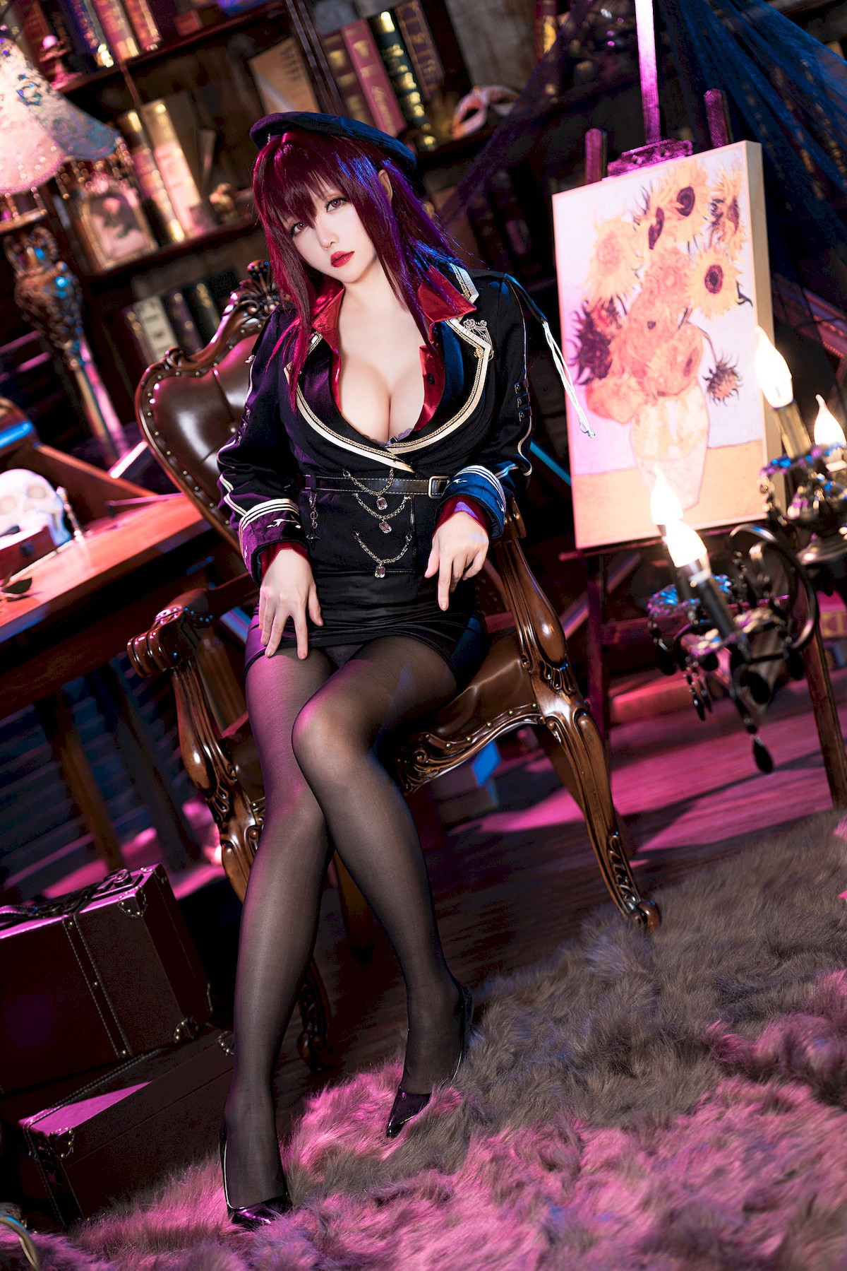 星之迟迟 Cosplay 斯卡哈 真红教枪(9)