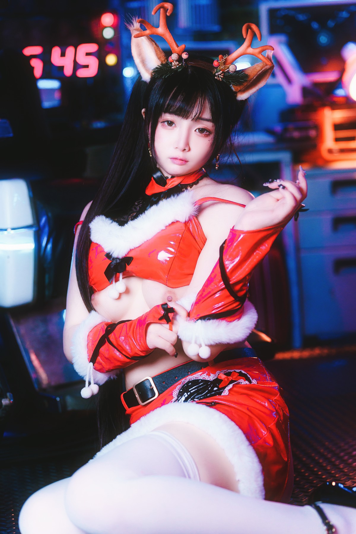 Cosplay 落落Raku Dear Deer ☆(40)