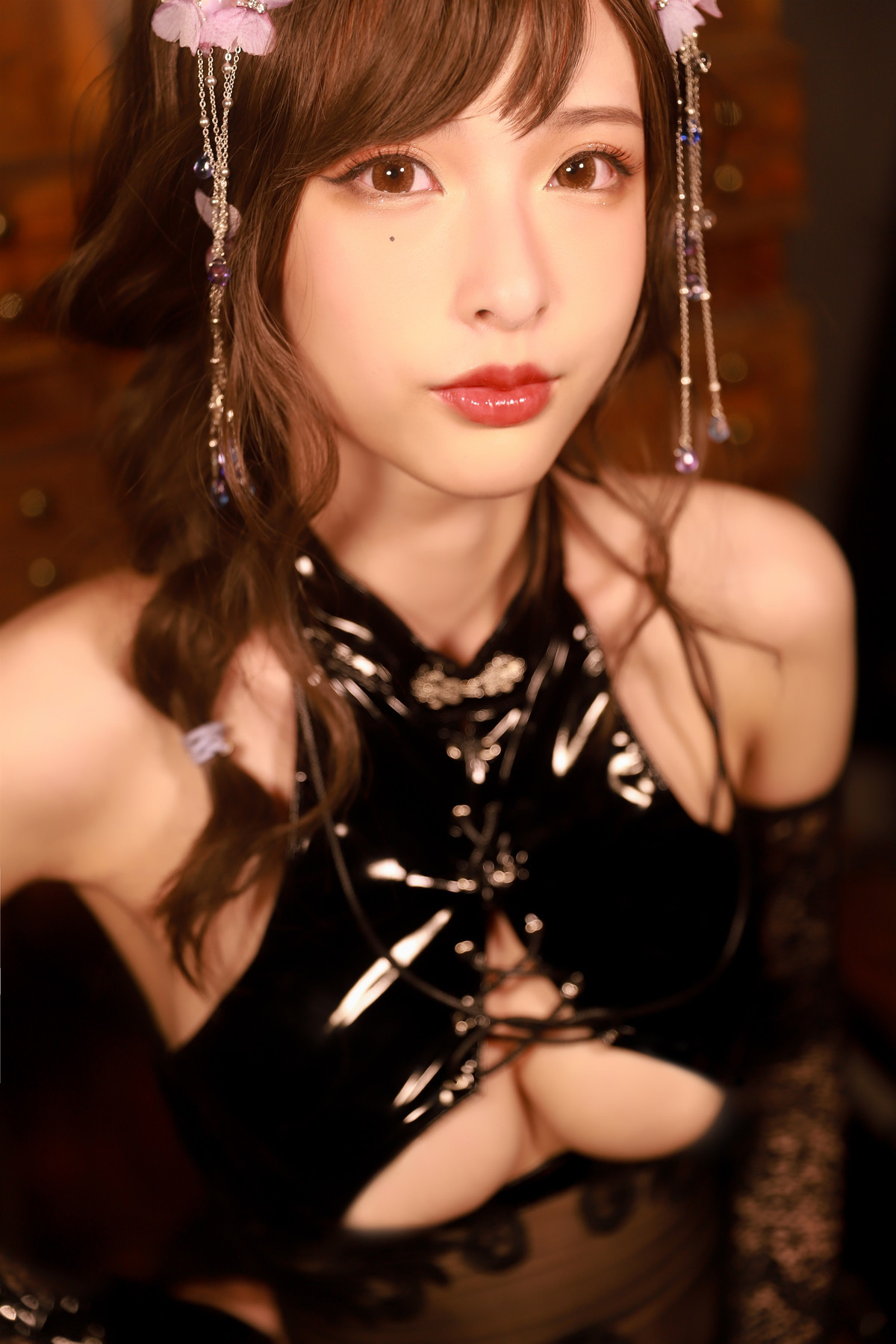 Cosplay 清水由乃 靡烟旗袍(12)