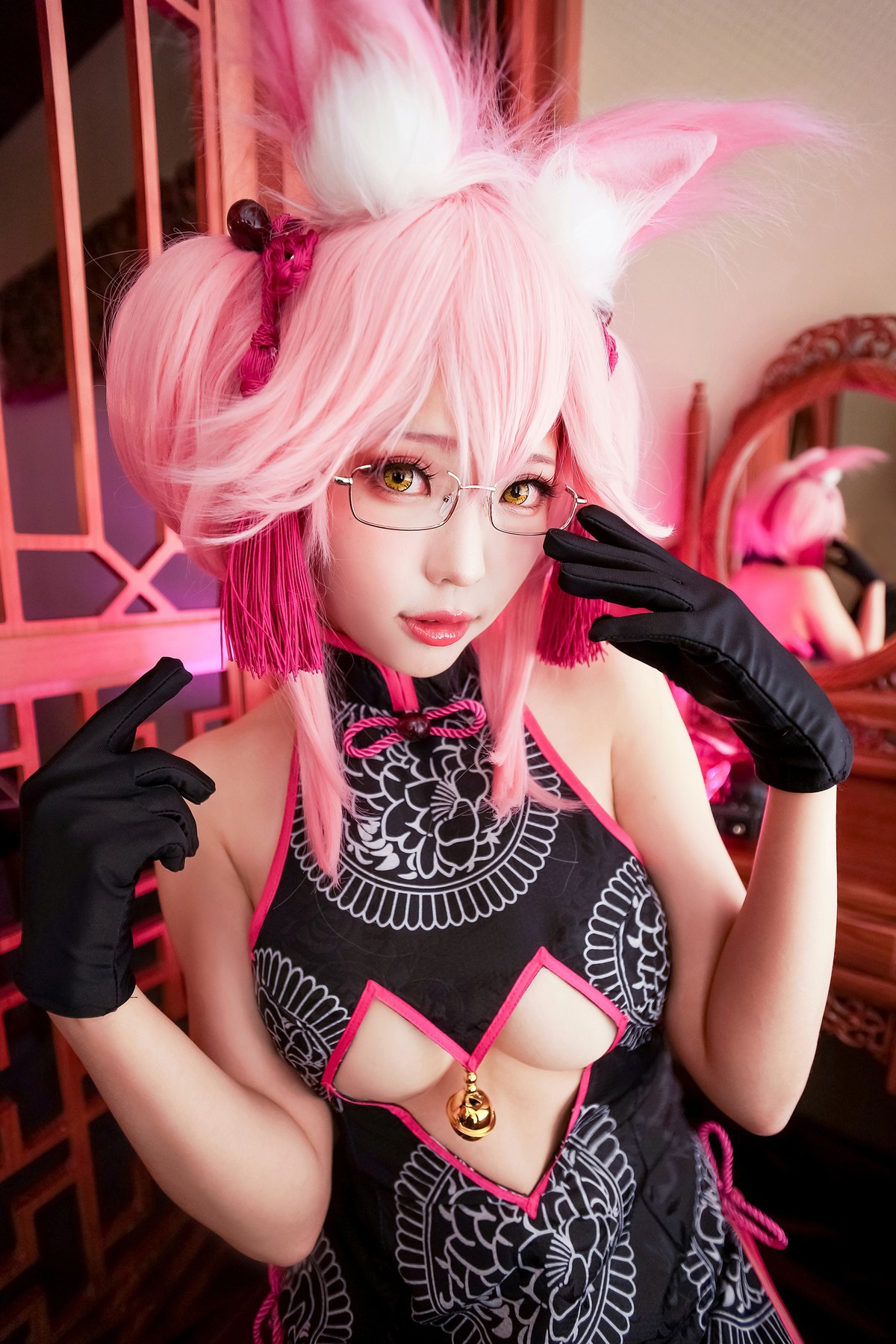 Cosplay ElyEE子 玉藻前旗袍(30)