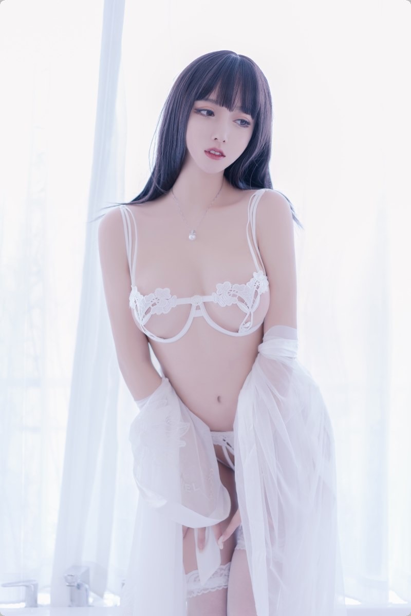 [Cos]过期米线线喵 - 镂空内衣[65P](34)