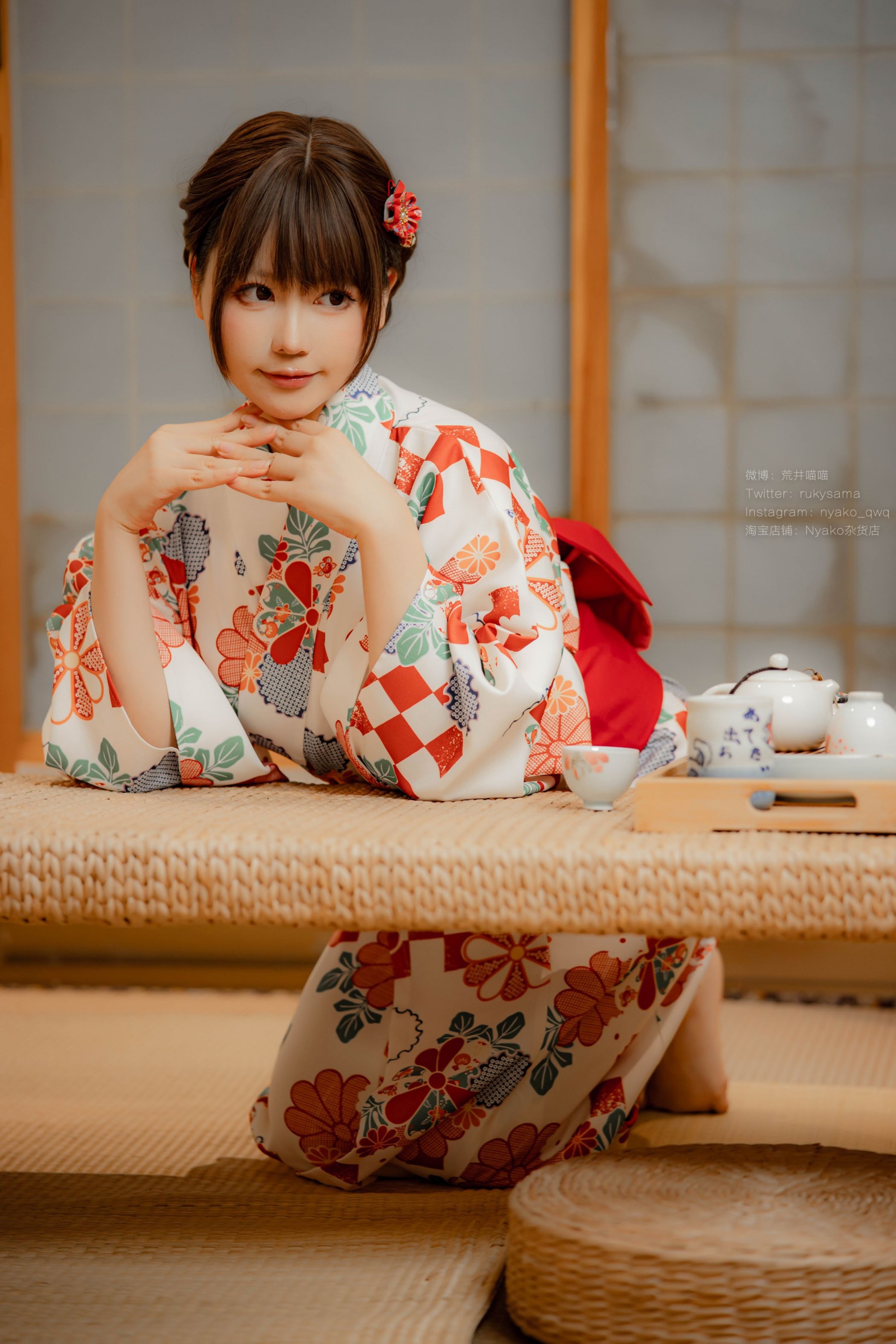喵子Nyako #Nyako喵子 电子版41 和风烂漫 浴衣(3)