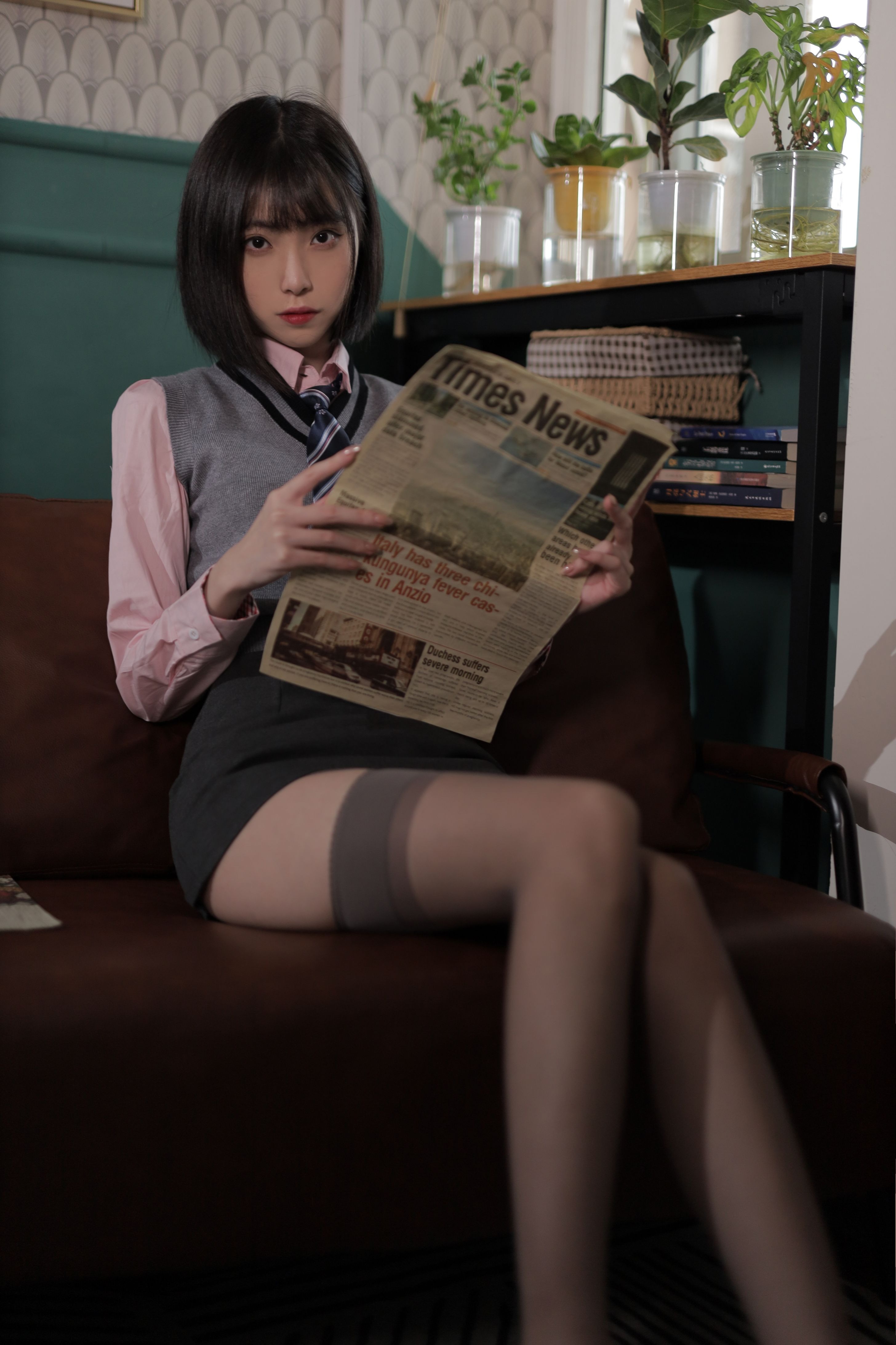 许岚 韩系制服（4月18打赏群资源）(4)