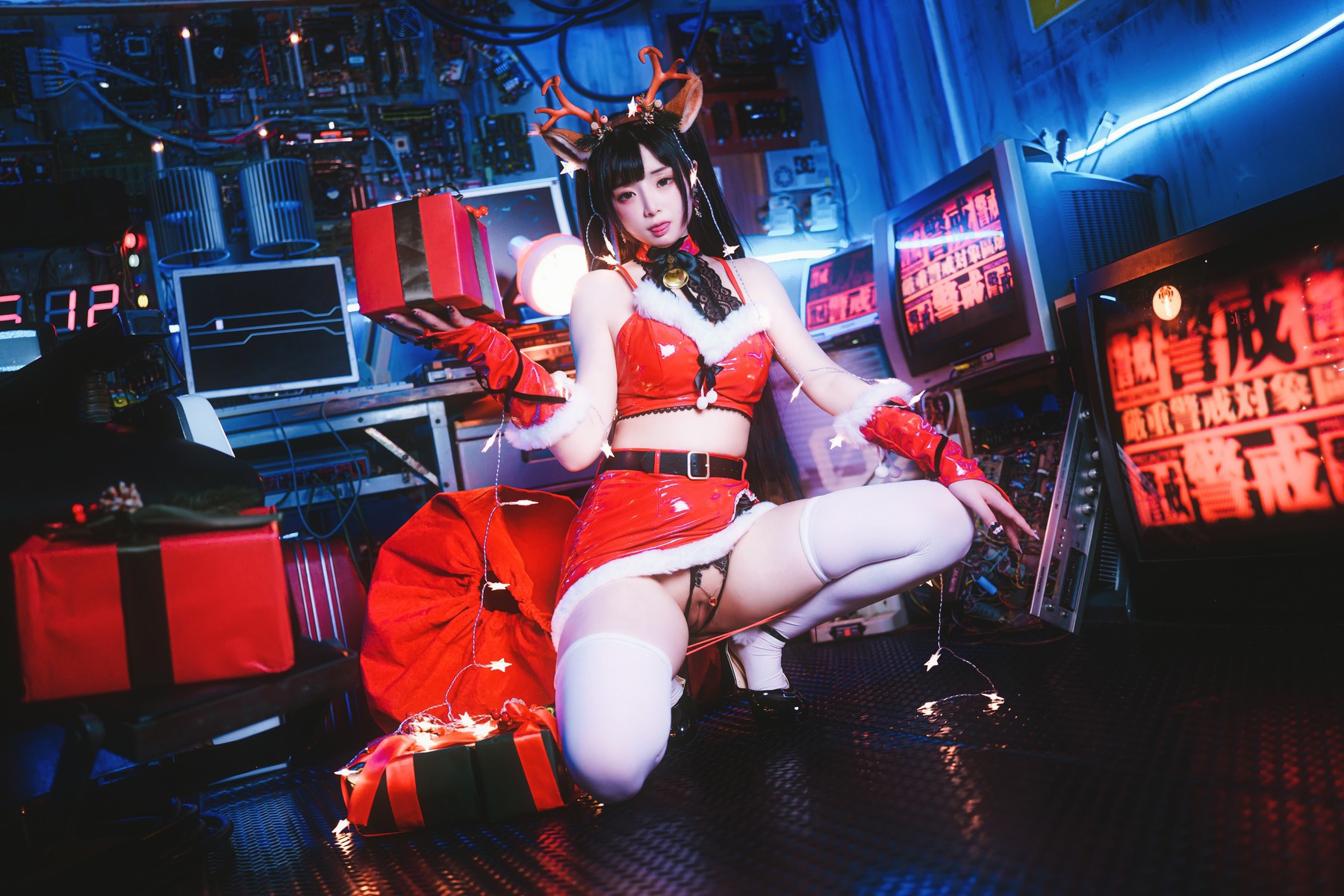 Cosplay 落落Raku Dear Deer ☆(18)