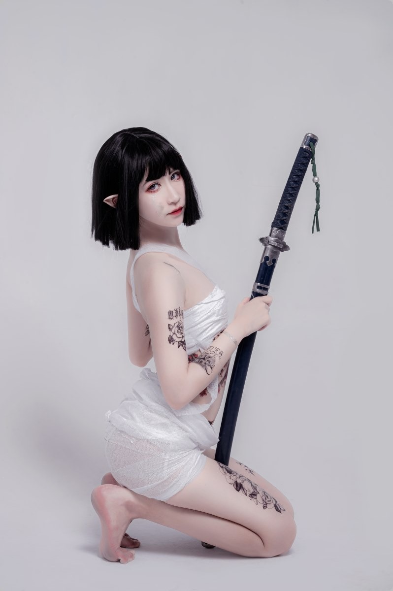 [Cos]阮邑Fairy - 绑带和武士[41P](29)