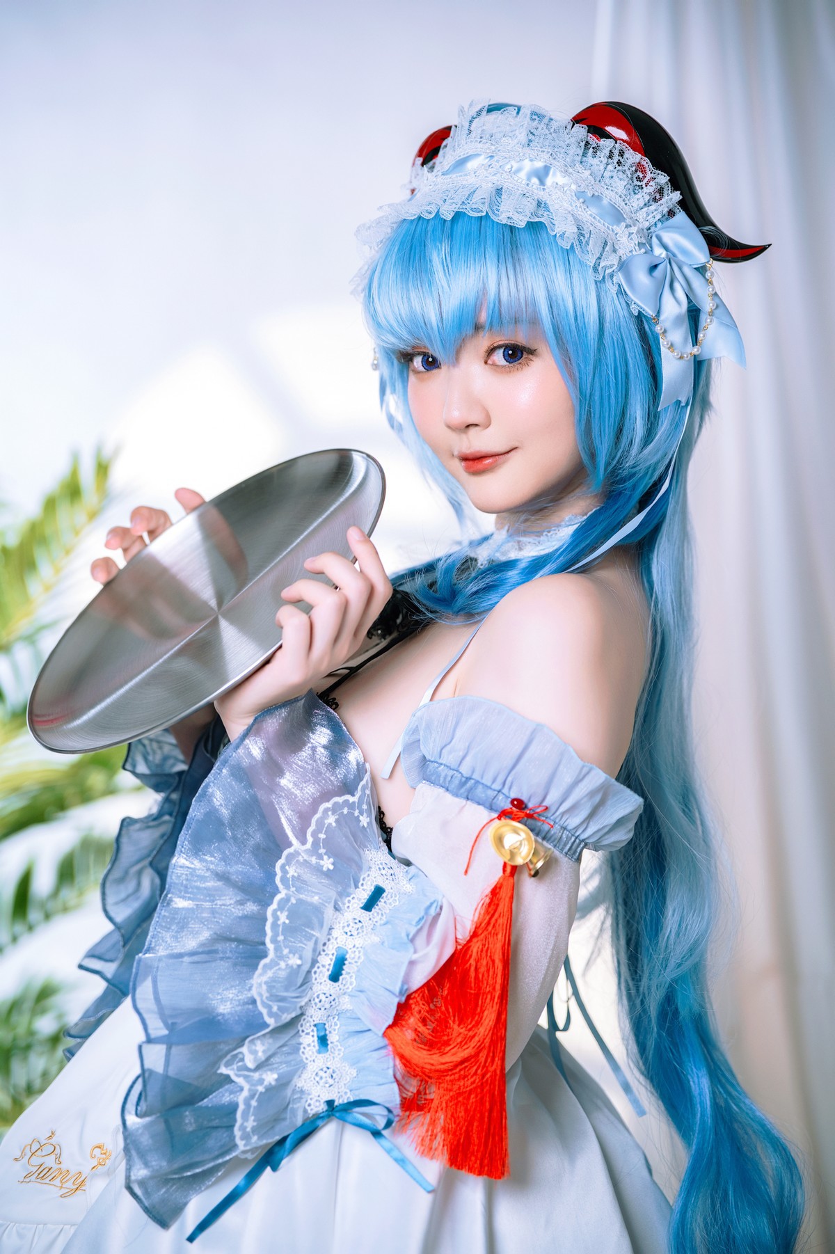 Cosplay Ying Tze 甘雨 Ganyu Maid(14)