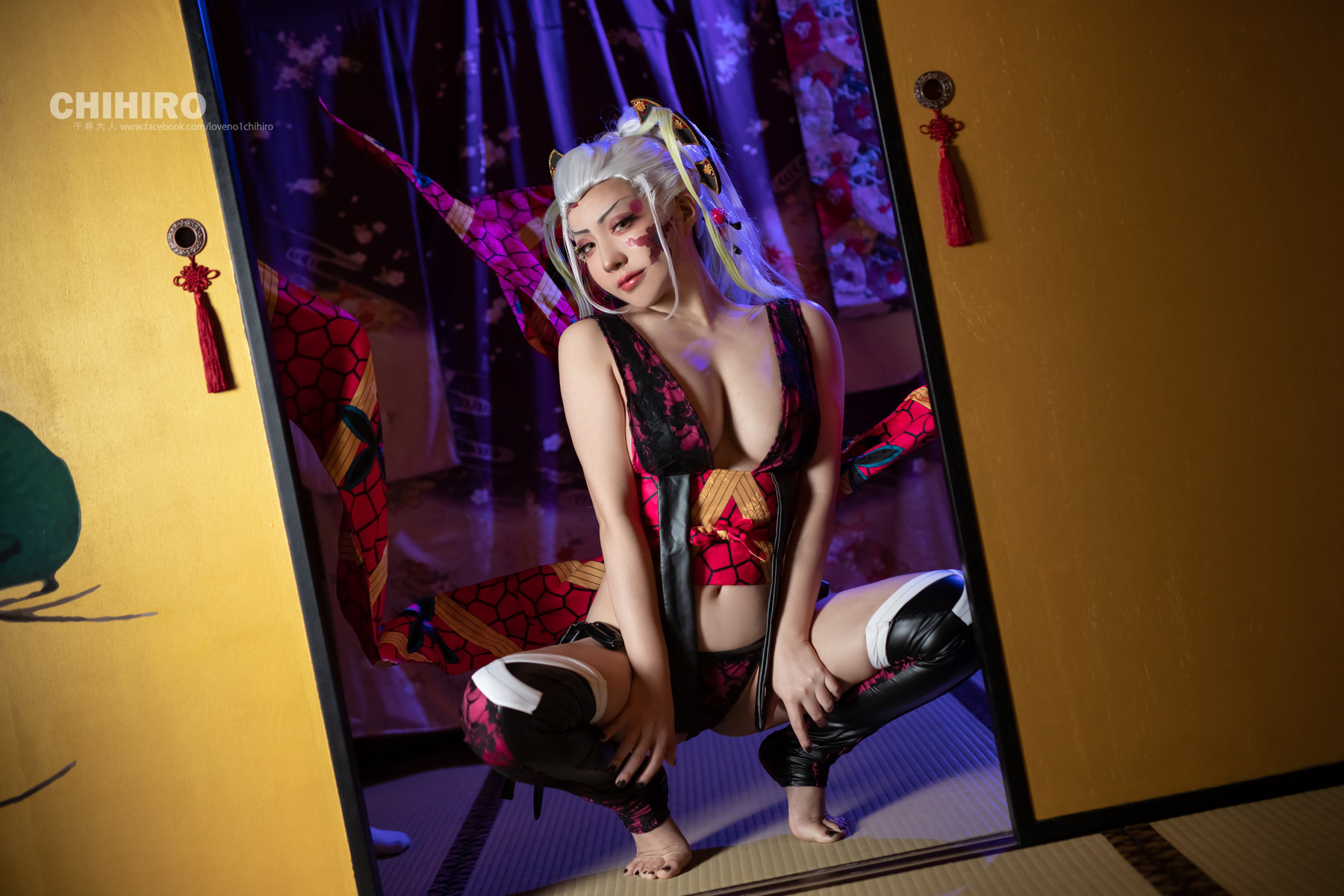 千尋_Chihiro Chang Cosplay 堕姫 Daki &#8211; Demon Slayer