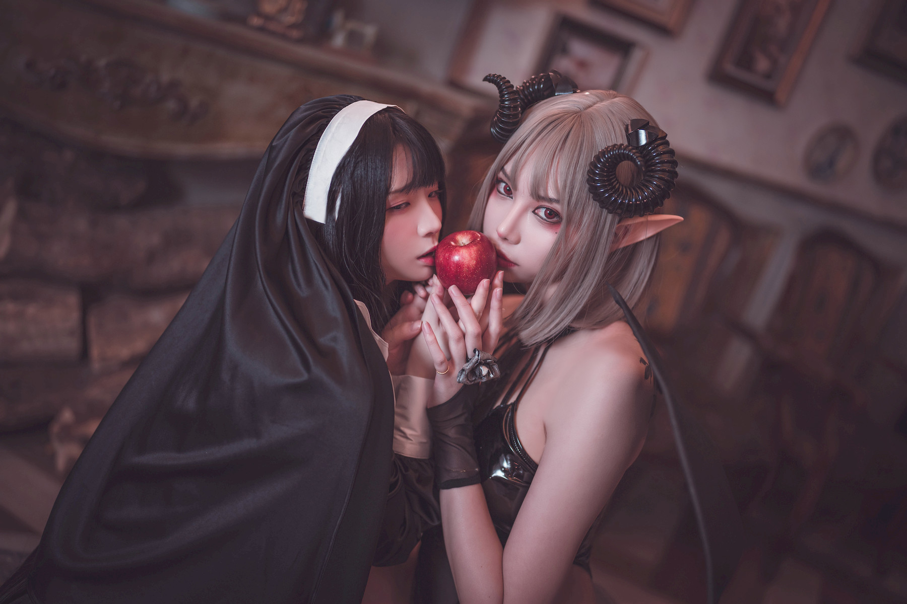 落落Raku Cosplay 林檎雙人(5)