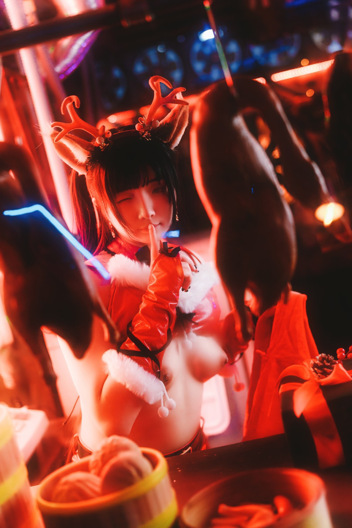 Cosplay 落落Raku Dear Deer ☆(61)