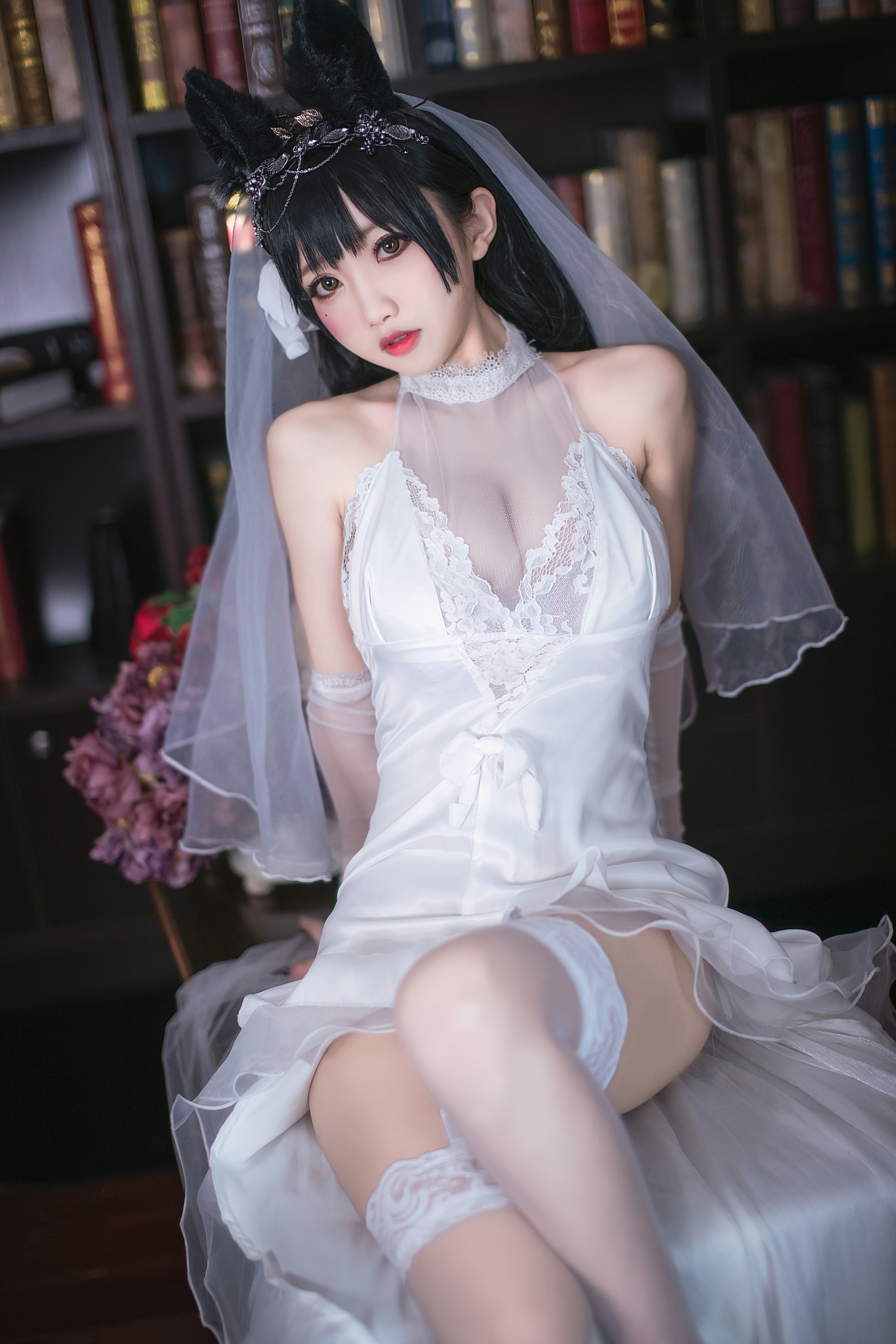 鬼畜瑶在不在w - 爱宕打歌服 .爱宕旗袍.爱宕白色兔女郎. 爱宕花嫁(86)