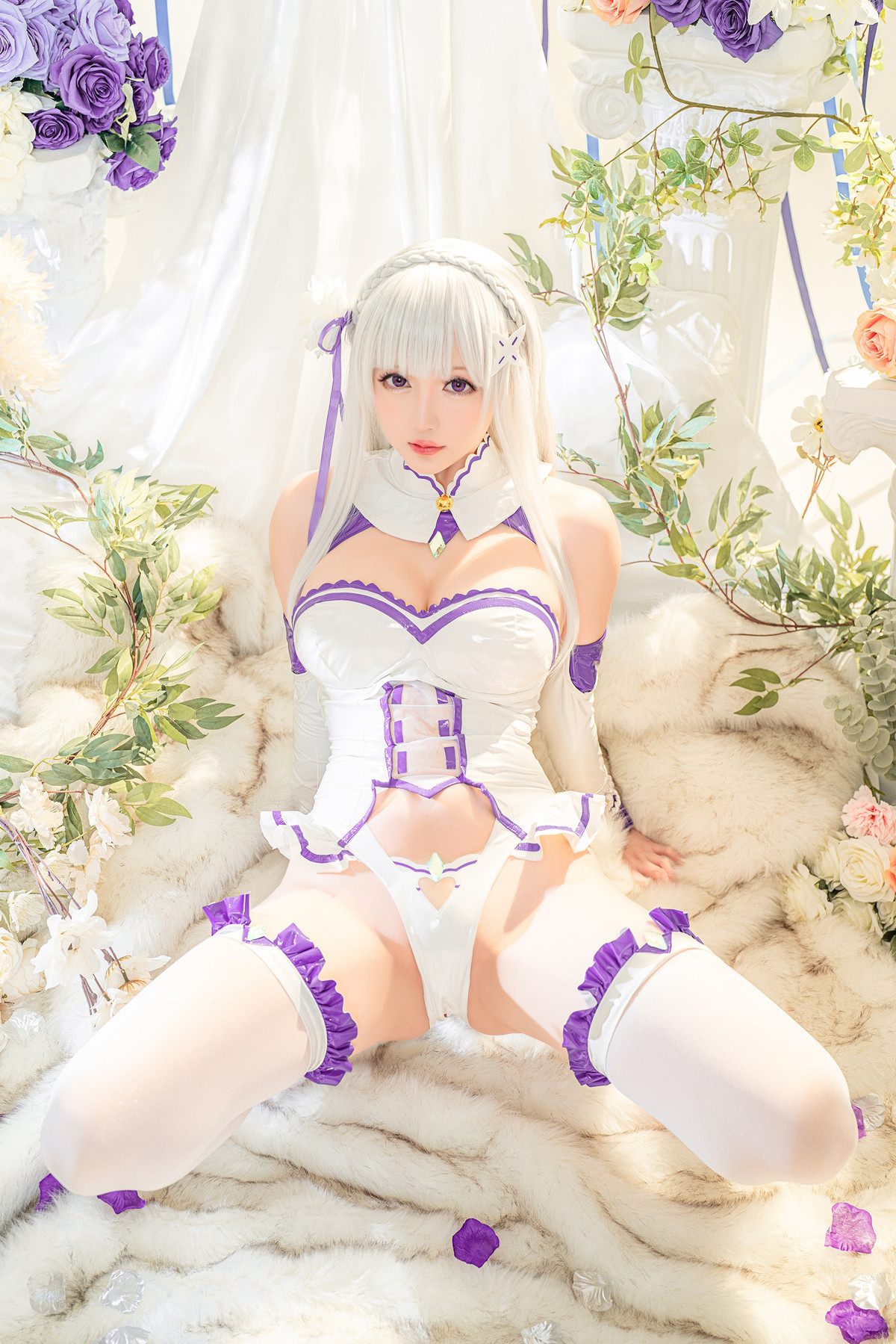 Hoshilily 小姐姐星之迟迟 Cosplay 爱蜜莉雅(58)