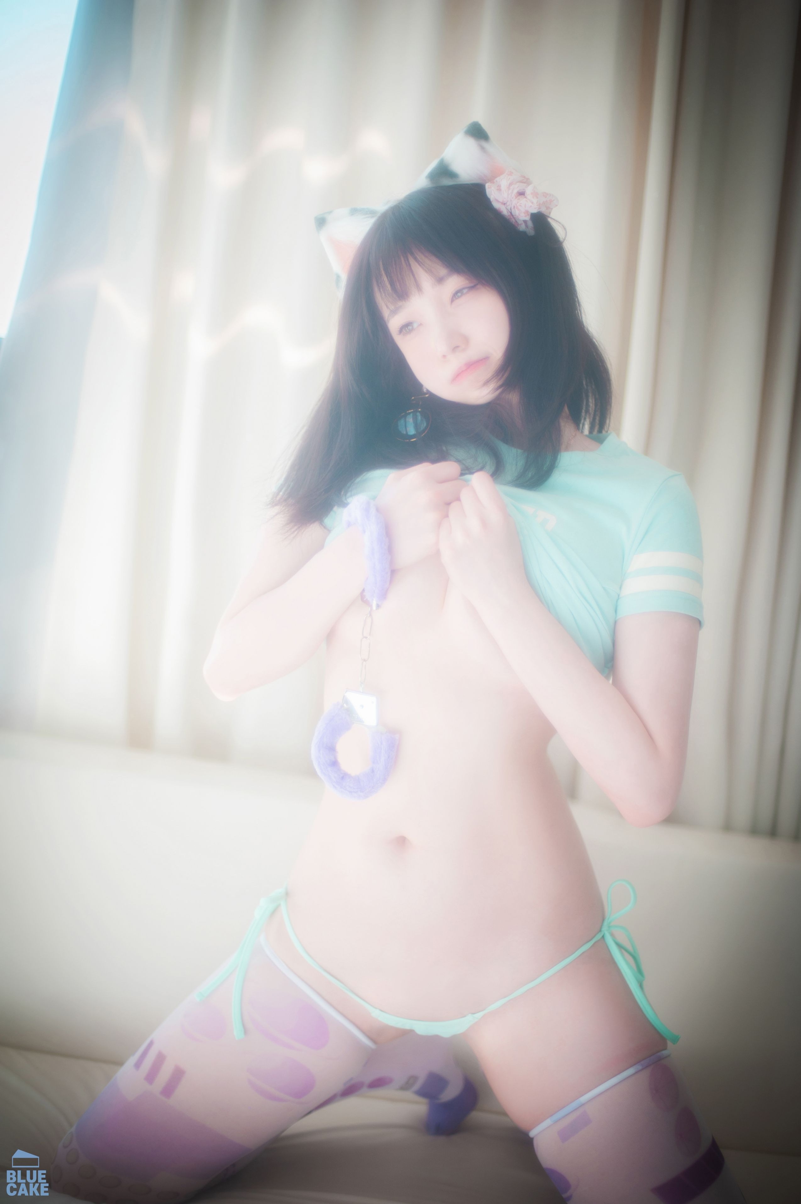 Bambi (밤비) - Naughty Cats Pink & Mint RED(31)