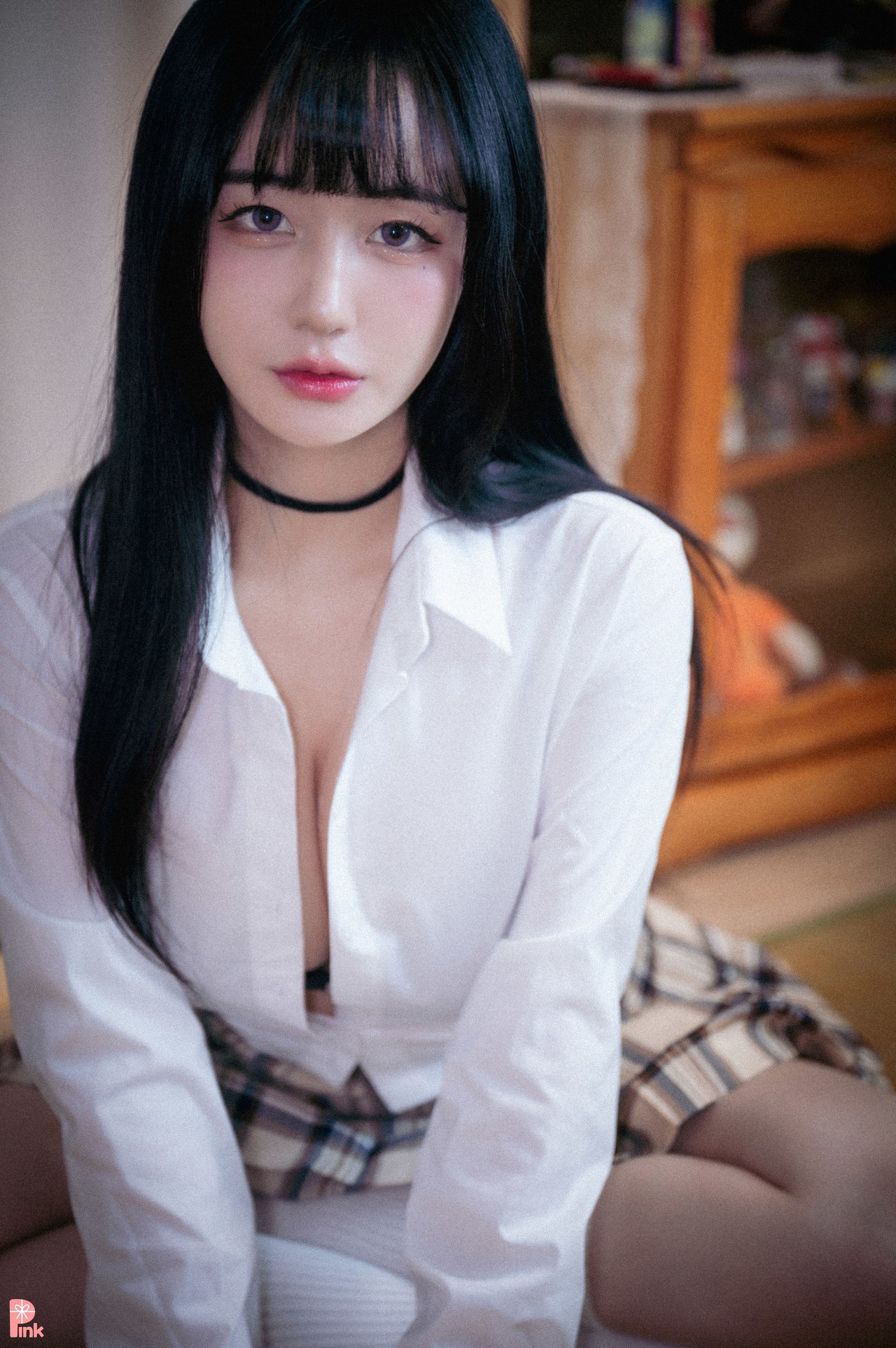 Han Jina 한지나, [PINK] 지나의 교복 생활 (Bright Ver)(14)