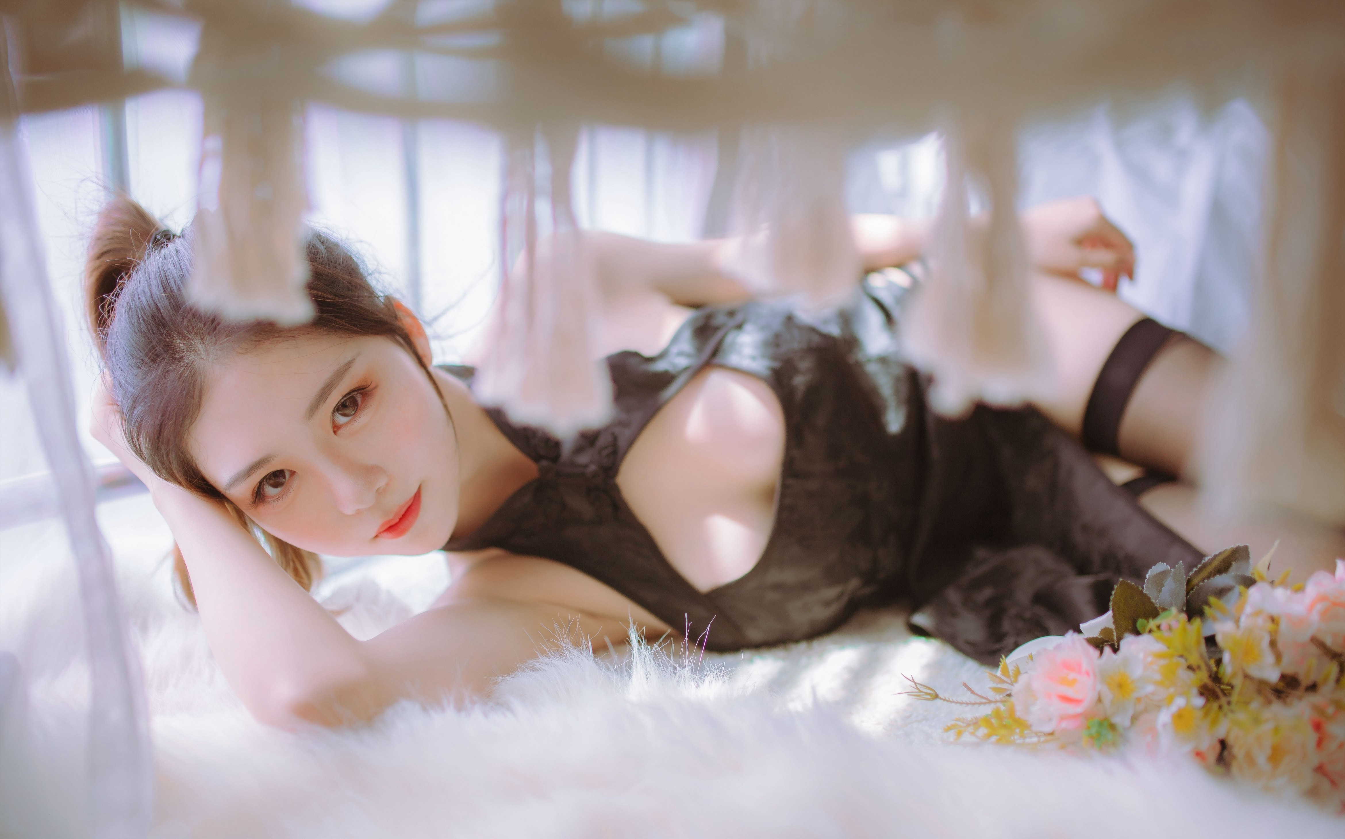 抖娘利世 - 黑白旗袍双子 41P(4)