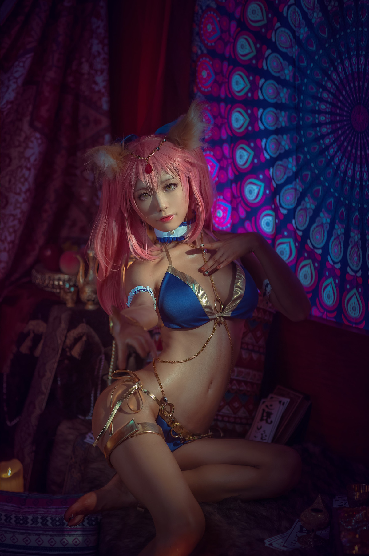 Cosplay 水淼Aqua 玉藻前舞者(11)