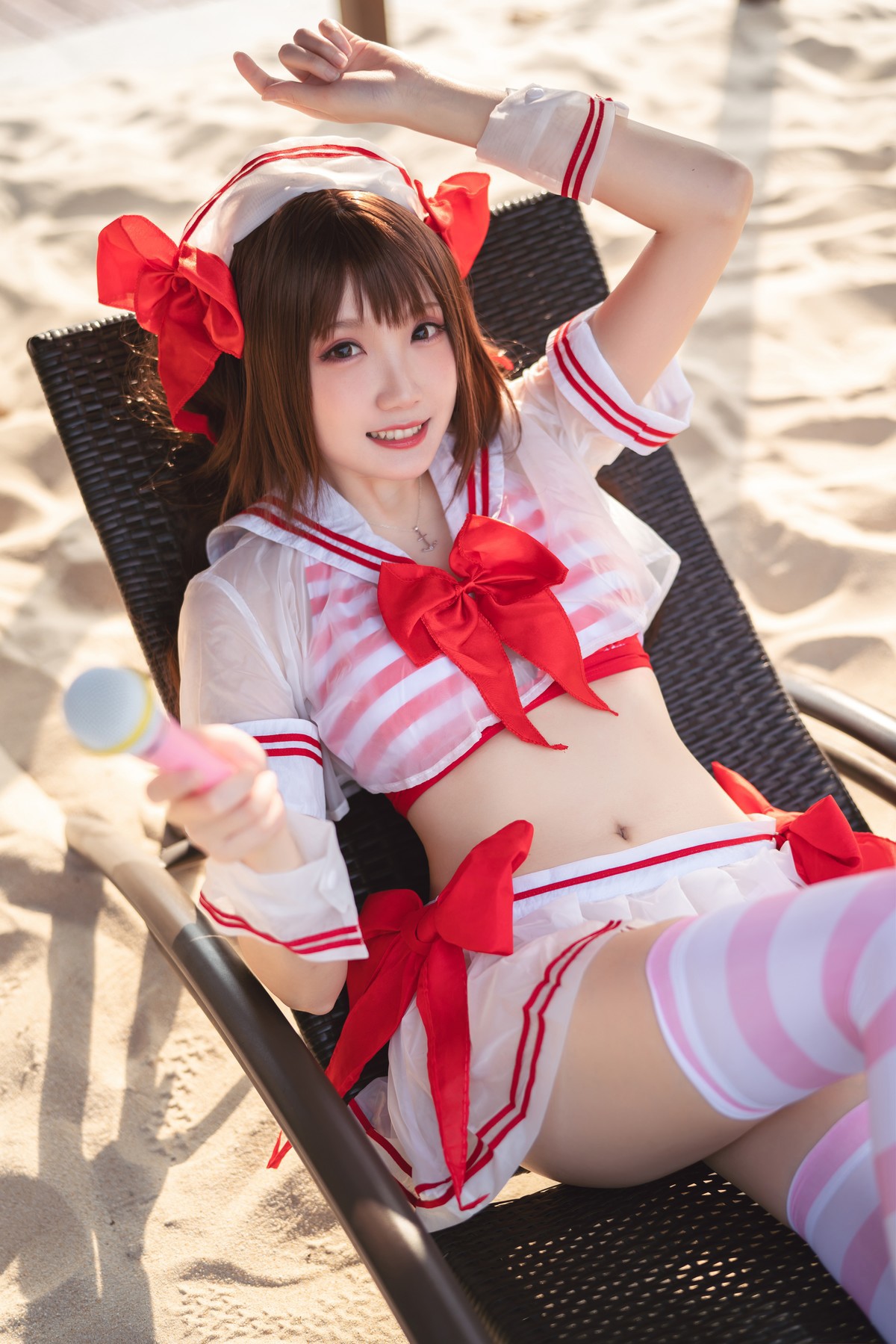 Cosplay 瓜希酱 岛村卯月 泳衣(12)