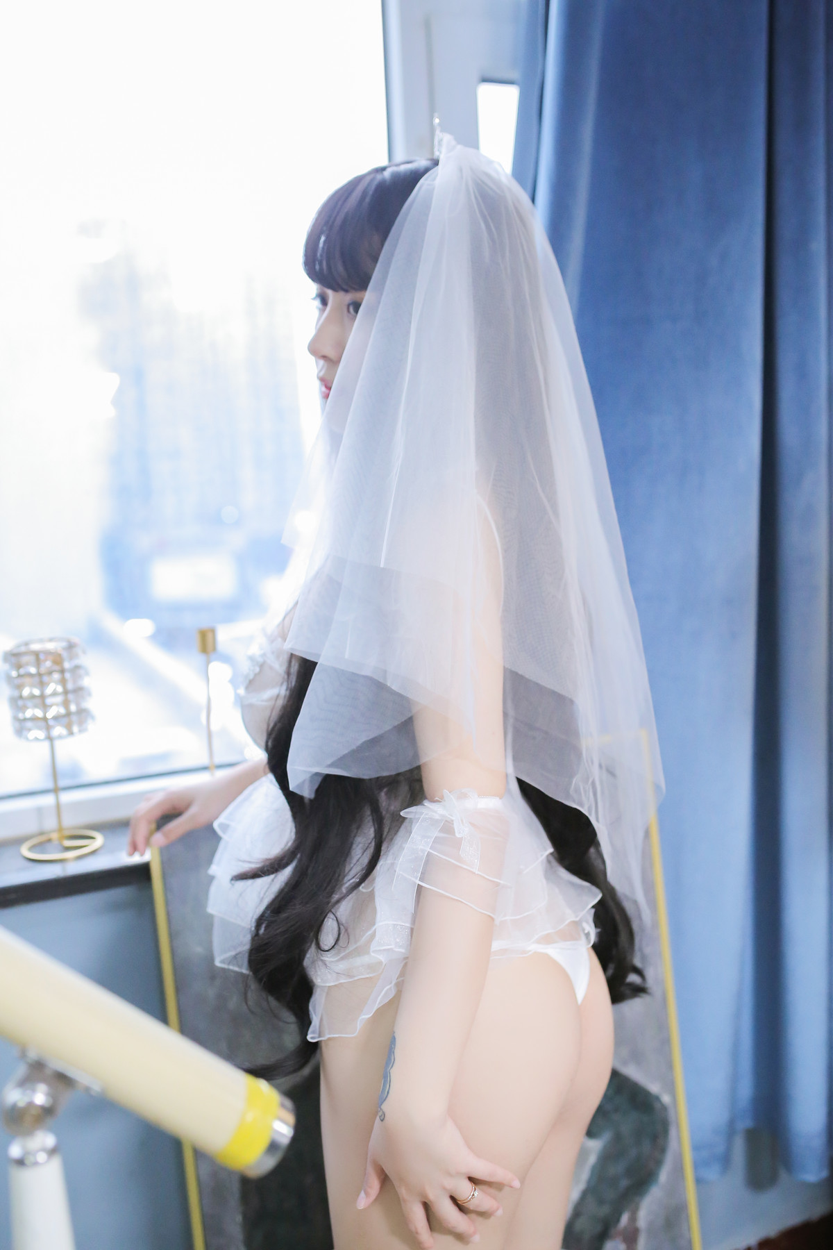 Cosplay 猫九酱Sakura 长发婚纱 Set.02(31)