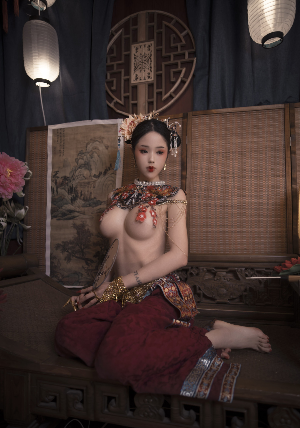 Cosplay 钛合金大粑粑 满清服饰(38)