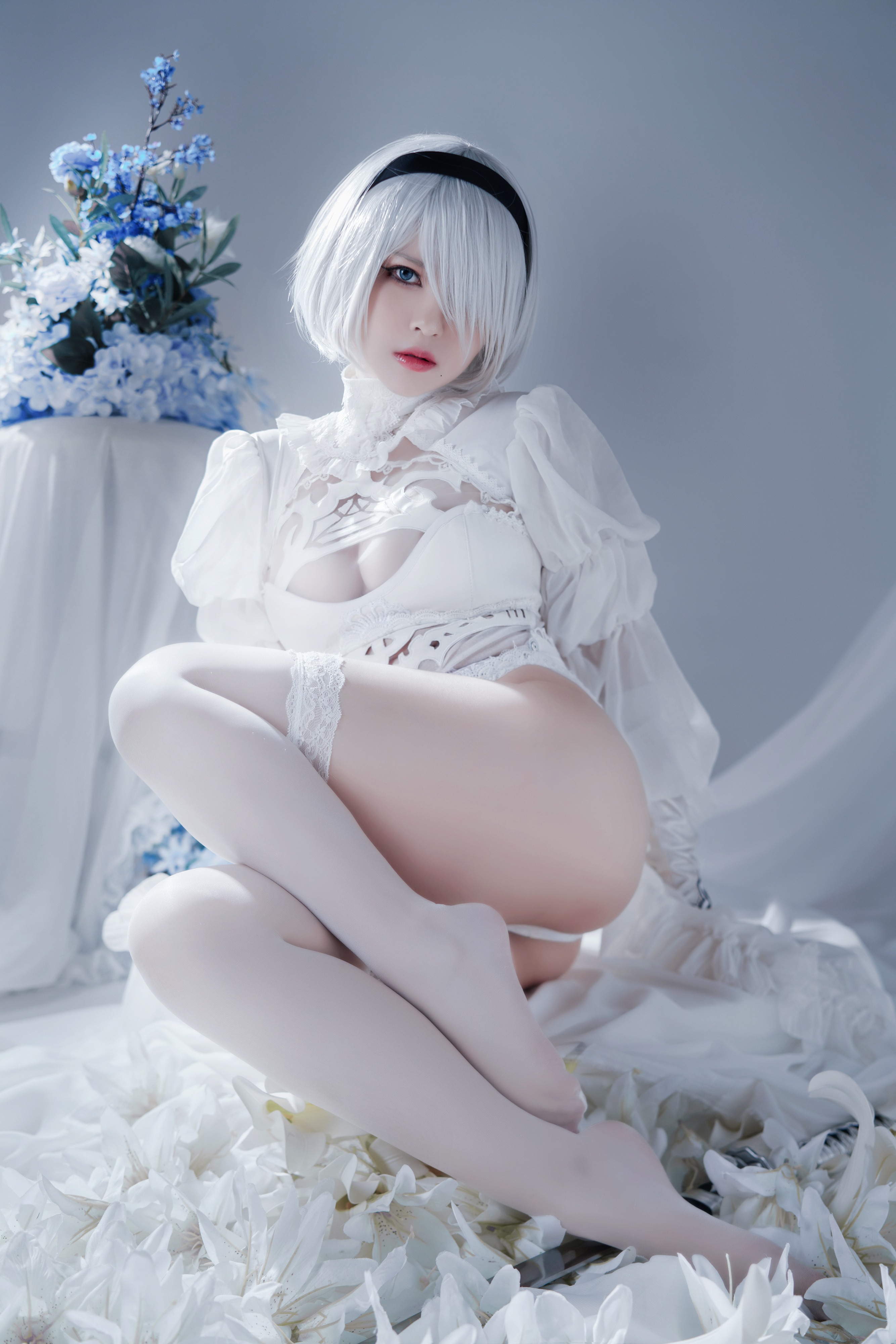 半半子 - Automataヨルハ二号B型 白礼服(13)
