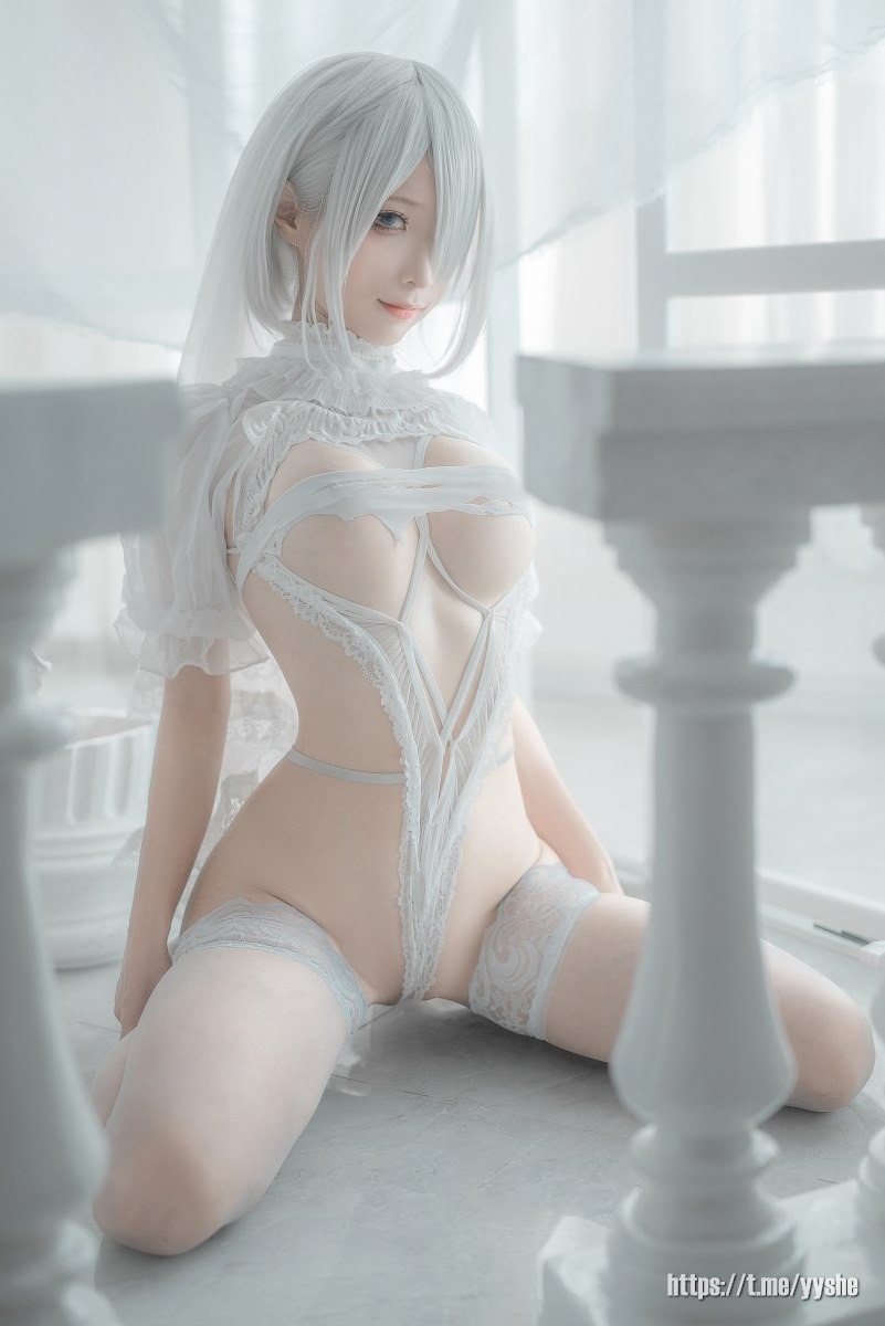蠢沫沫 - 2B 白婚纱 [59P](35)