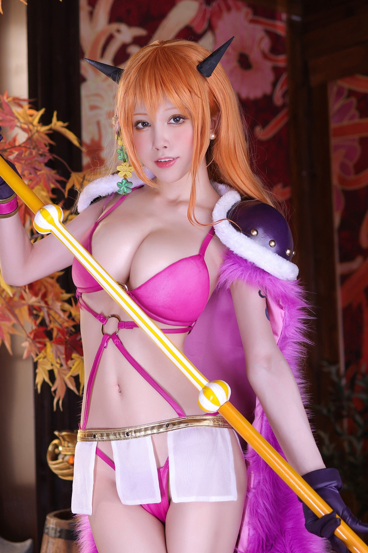 水淼aqua Cosplay 海贼王 娜美(1)