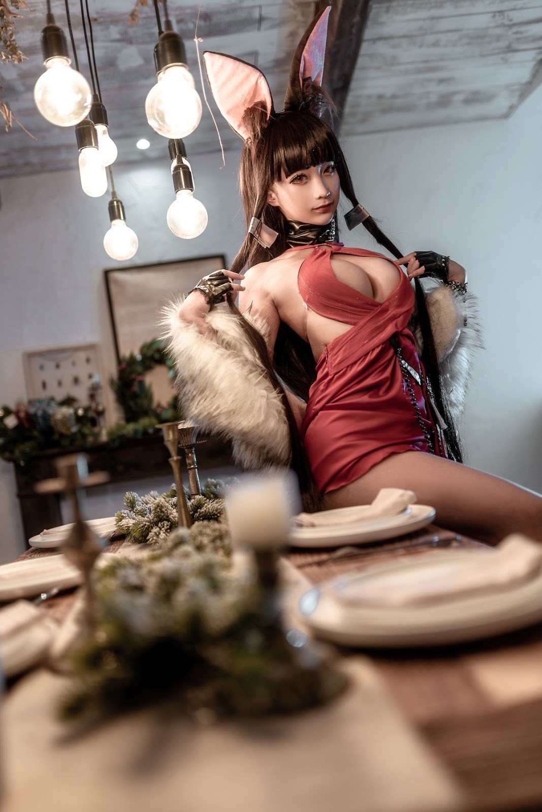 Cosplay 蠢沫沫 Chunmomo 碧蓝航线 赤城(16)