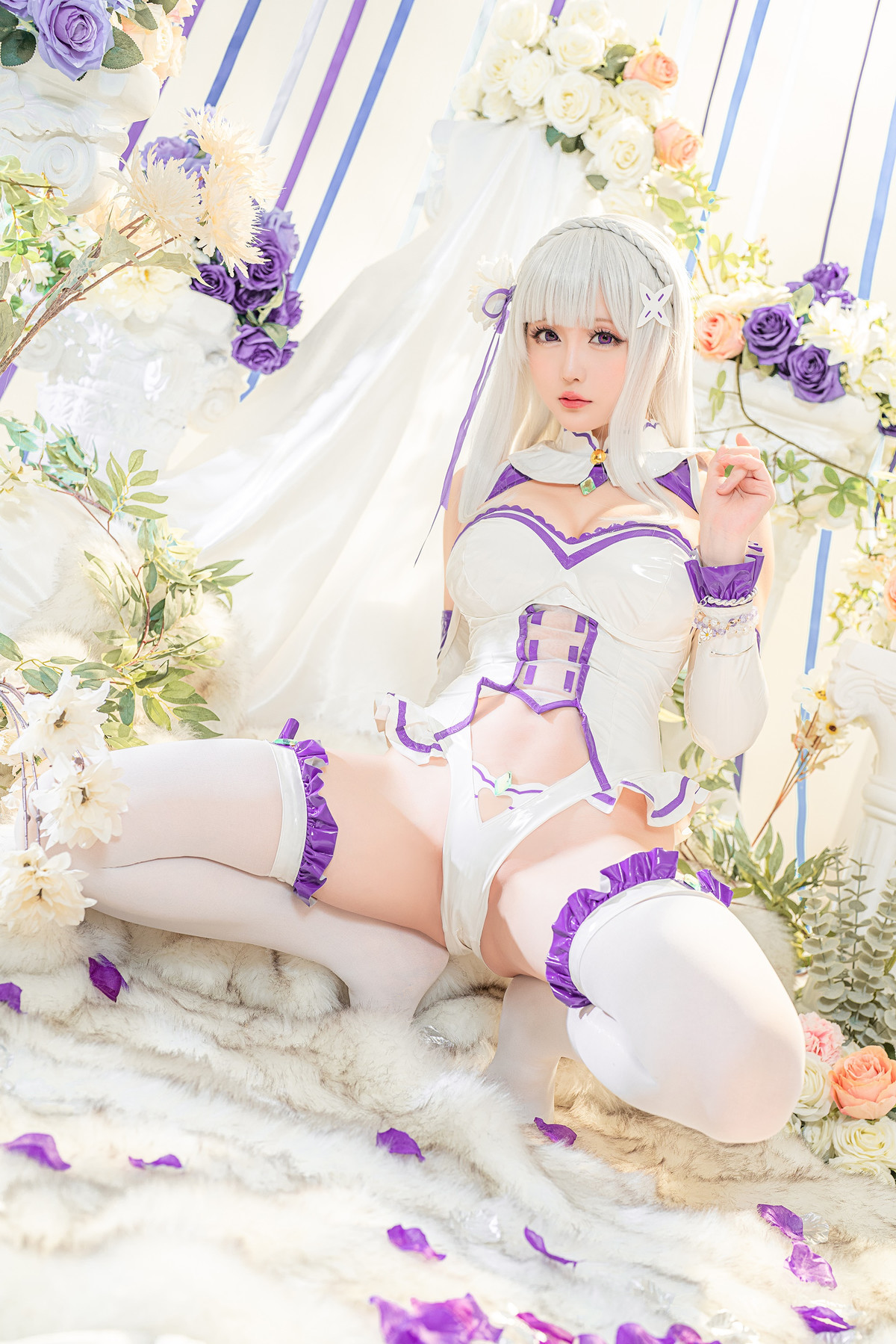Hoshilily 小姐姐星之迟迟 Cosplay 爱蜜莉雅(59)