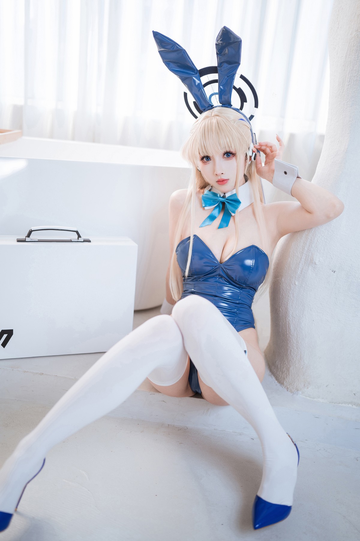 Cosplay Rioko凉凉子 碧蓝档案 TOKI兔兔(3)
