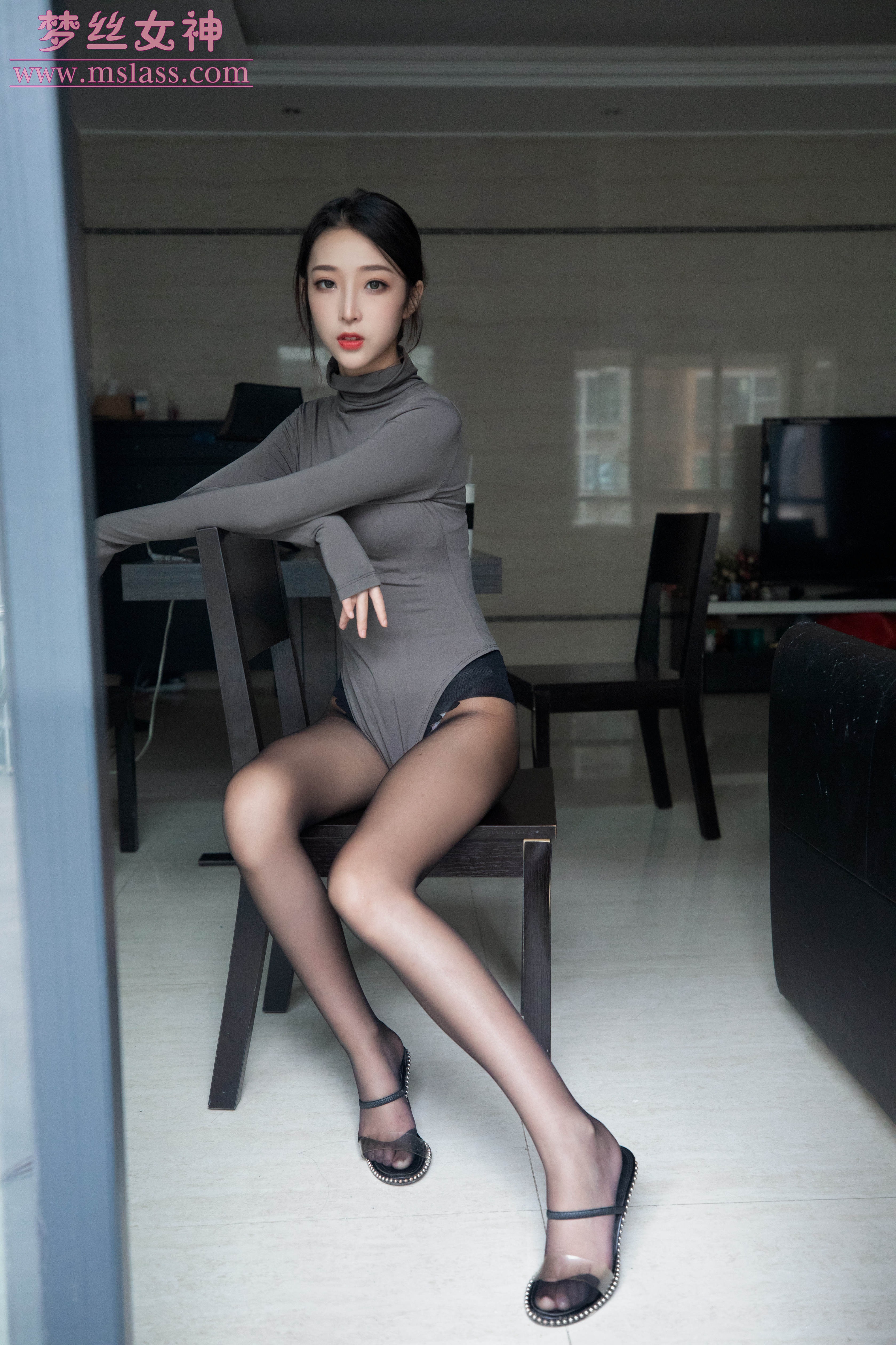 [MSLASS]梦丝女神 -  美女主播乔儿 60P(6)